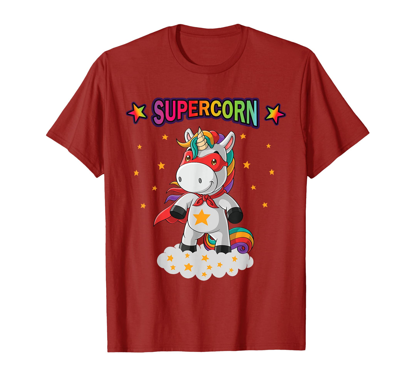 Unicorn Superhero Supercorn Hero Boys Girls Gift T-Shirt