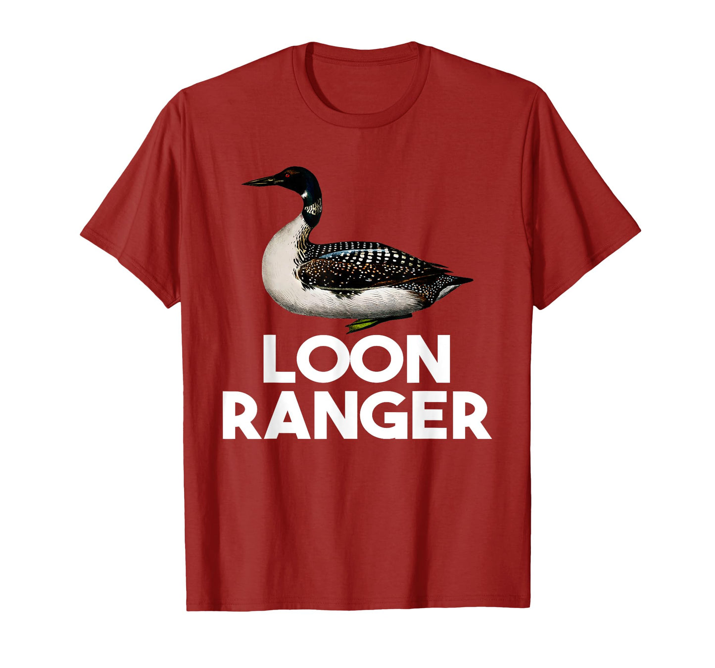 Loon Ranger Funny Common Loon Bird Watching T-Shirt