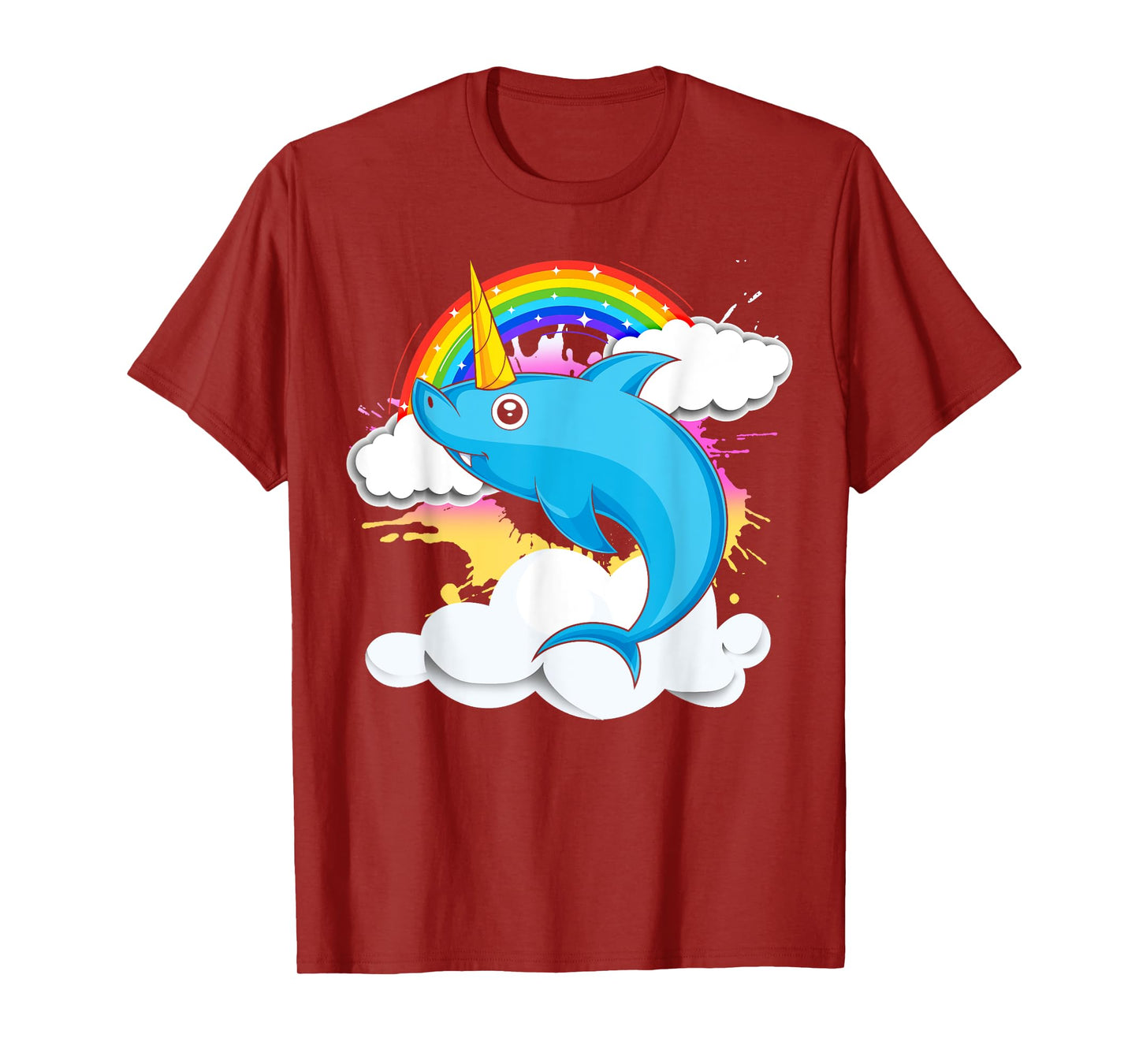 Sea Animal Rainbow Sharkicorn Fantasy Creature Unicorn Shark T-Shirt