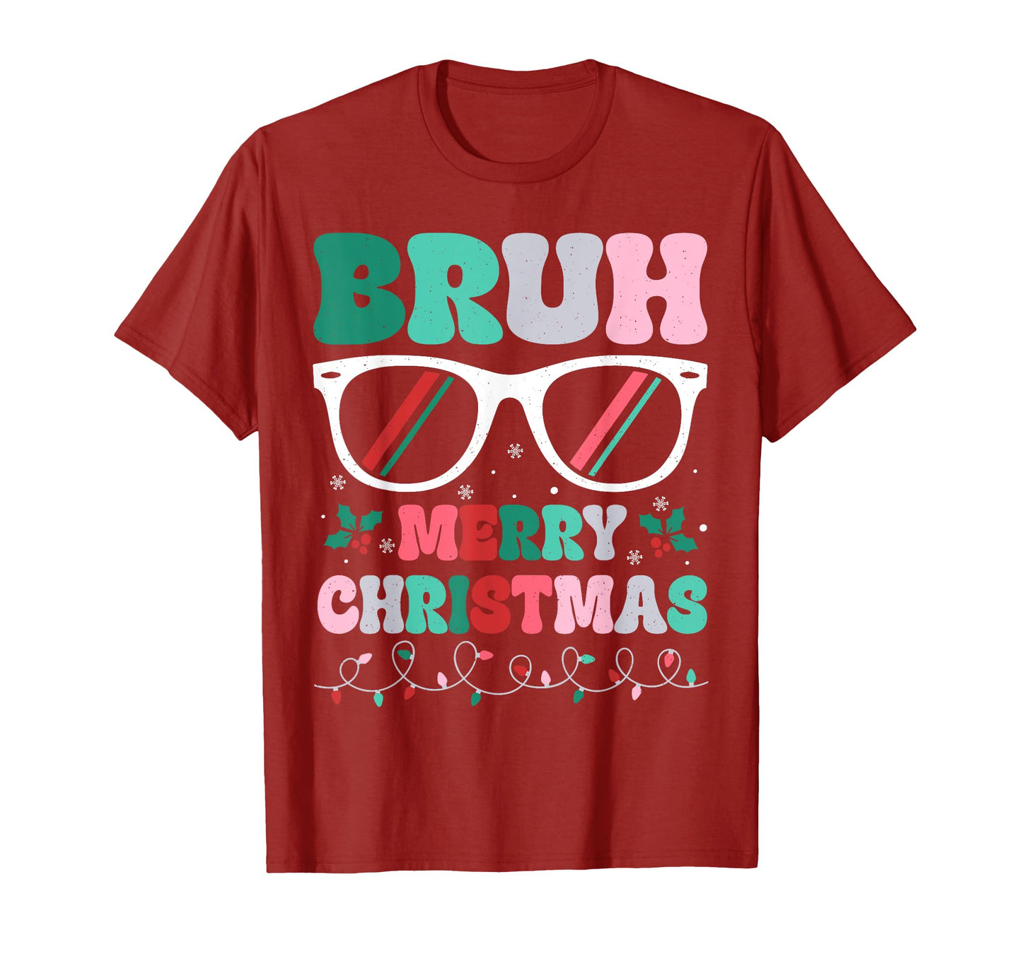 Bruh Christmas Boys Teens Kids Funny Xmas Merry Christmas T-Shirt