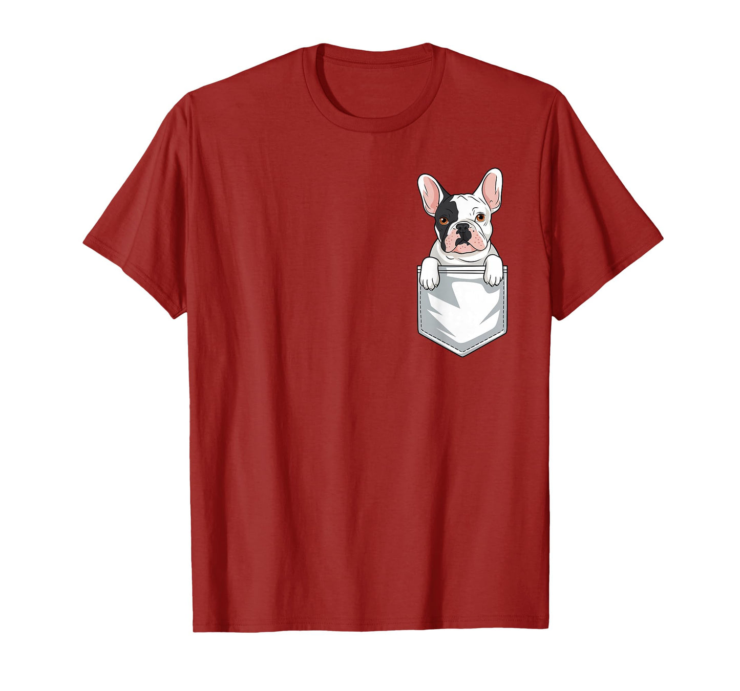 French Bulldog In Pocket T-Shirt