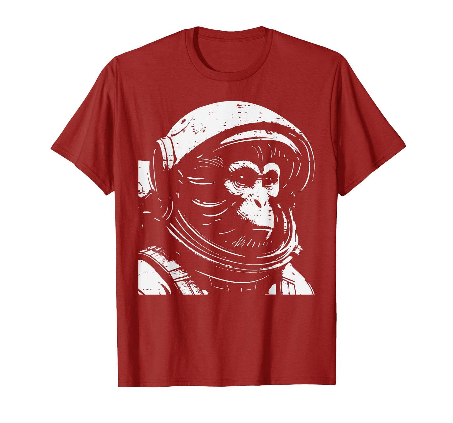 Monkey Astronaut Space Galaxy Ape Animal Men Women Boys Kids T-Shirt