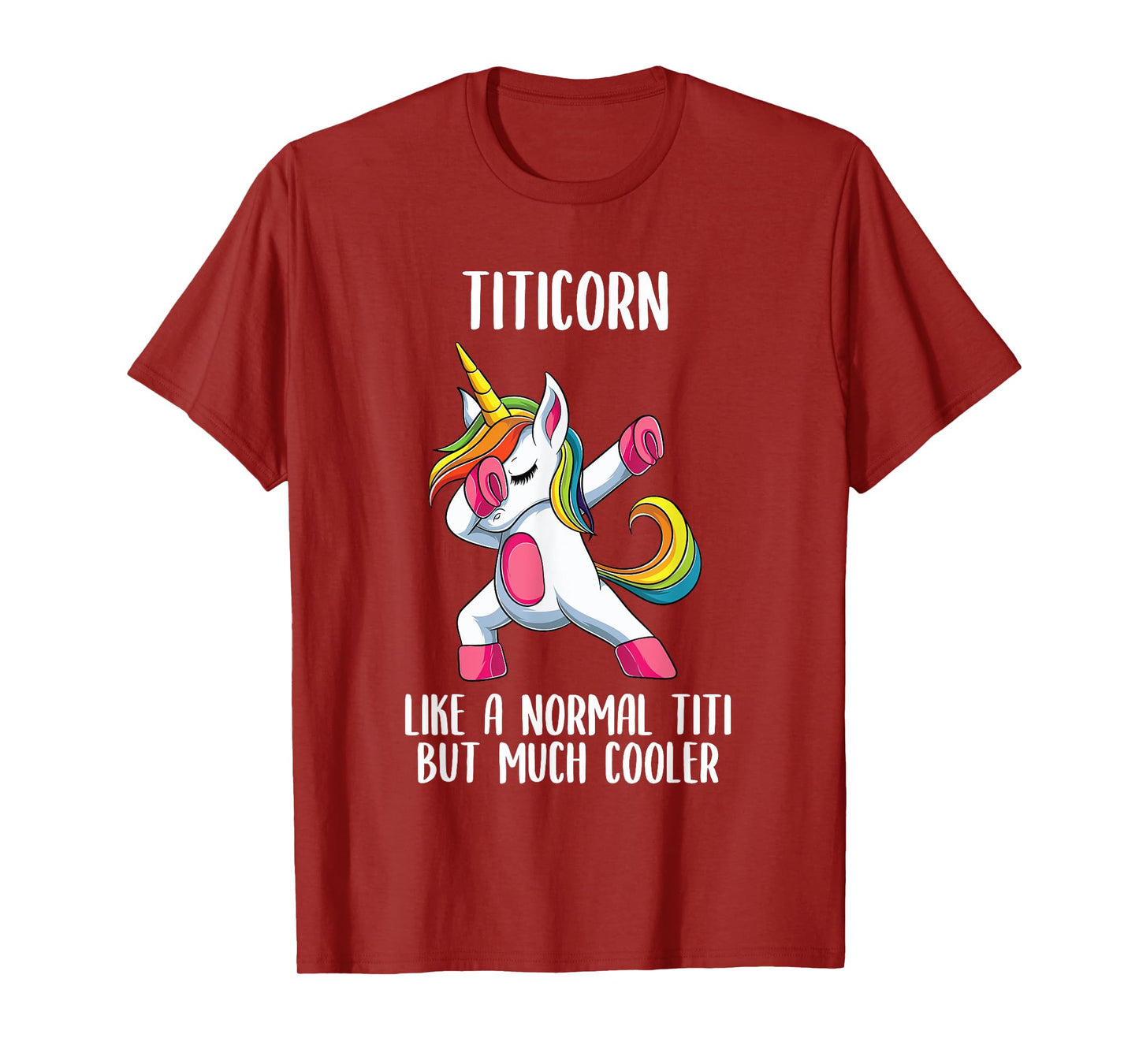 Unicorn Spanish Titi Girl Birthday Party Apparel, TitiCorn T-Shirt