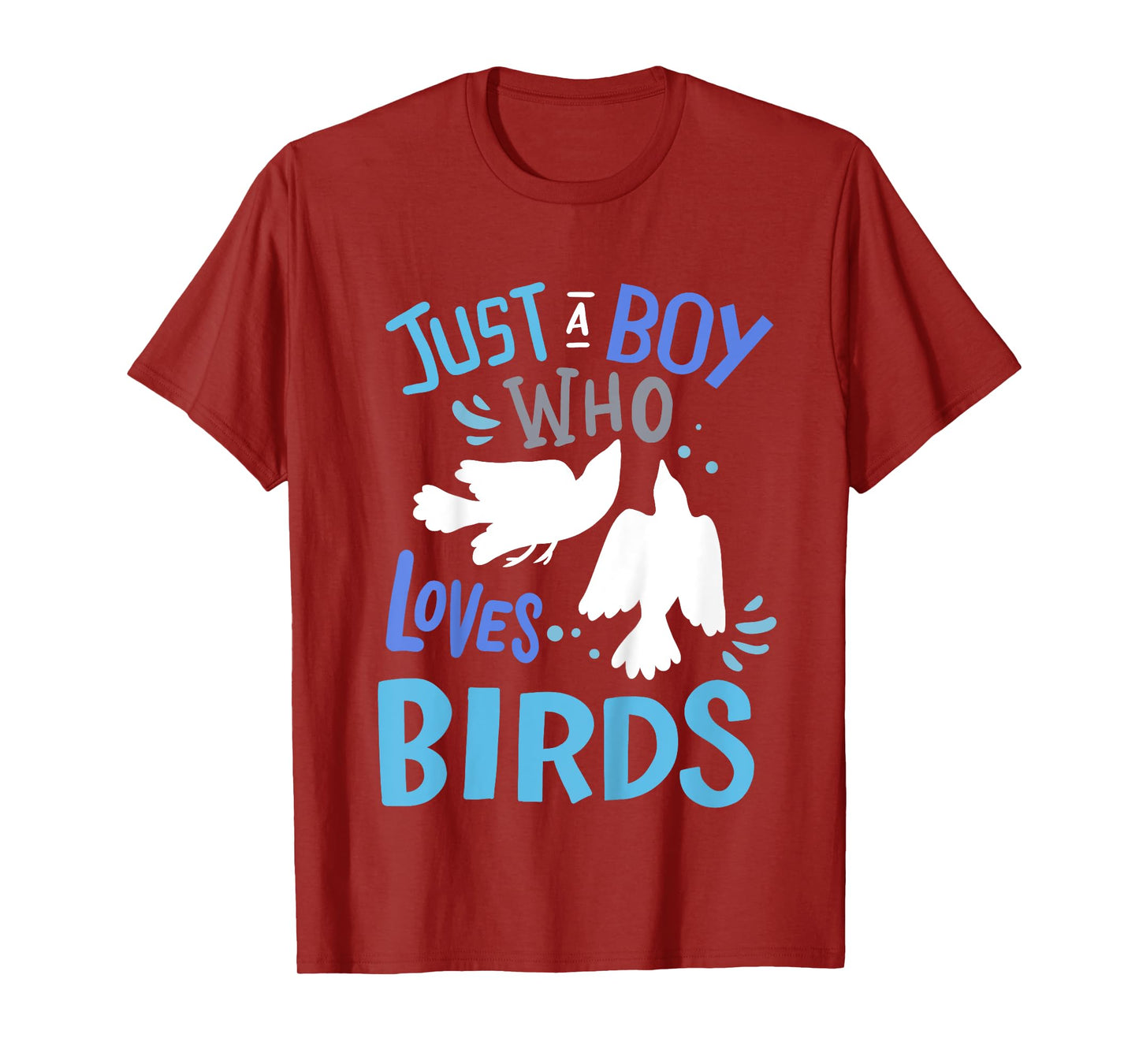 Kids Bird Just A Boy Who Loves Birds Gift T-Shirt