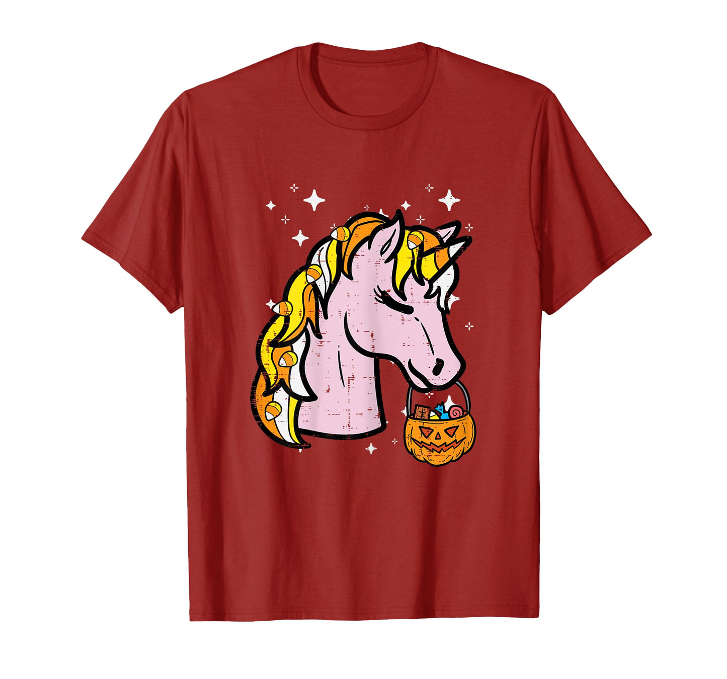Halloween Unicorn Trick Or Treat Costume Girls Kids Youth T-Shirt