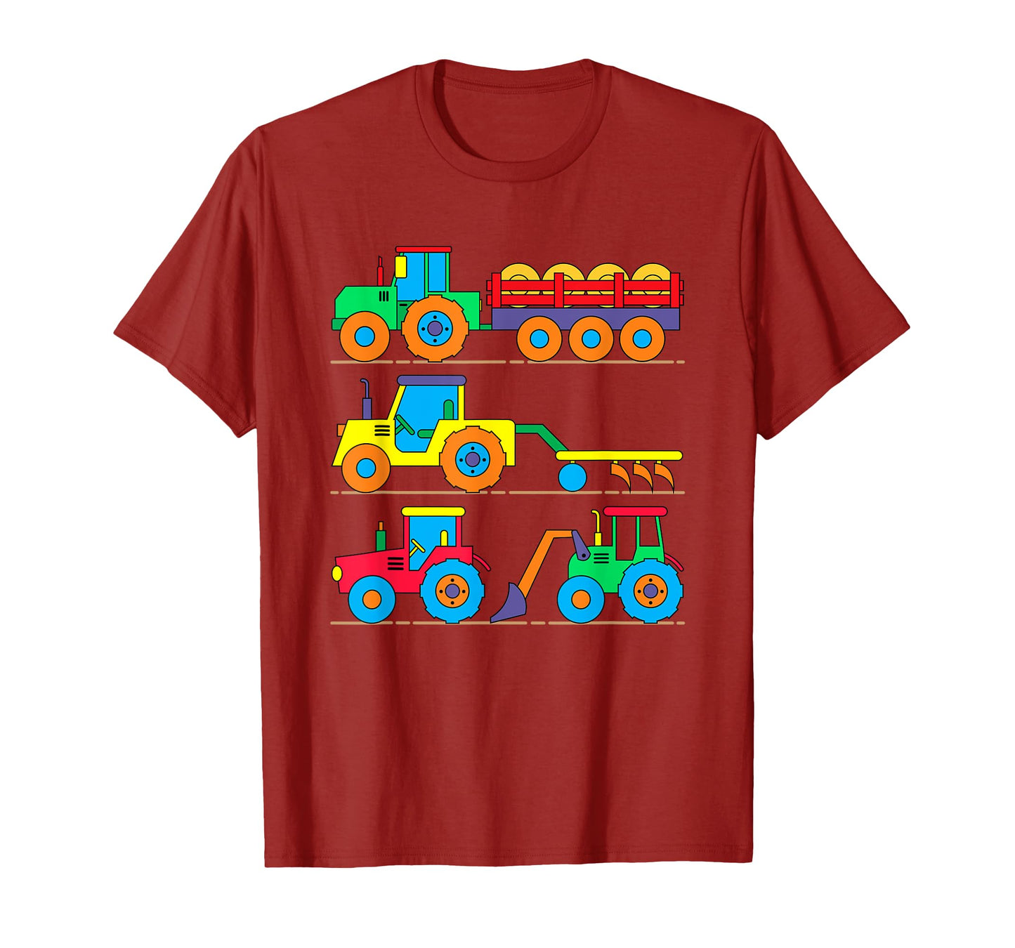 Tractors Tractor Bulldog Agricultural Machines Boys T-Shirt