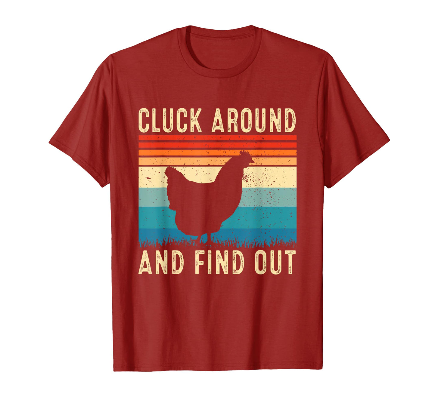 Cluck Around And Find Out Funny Chicken Vintage T-Shirt