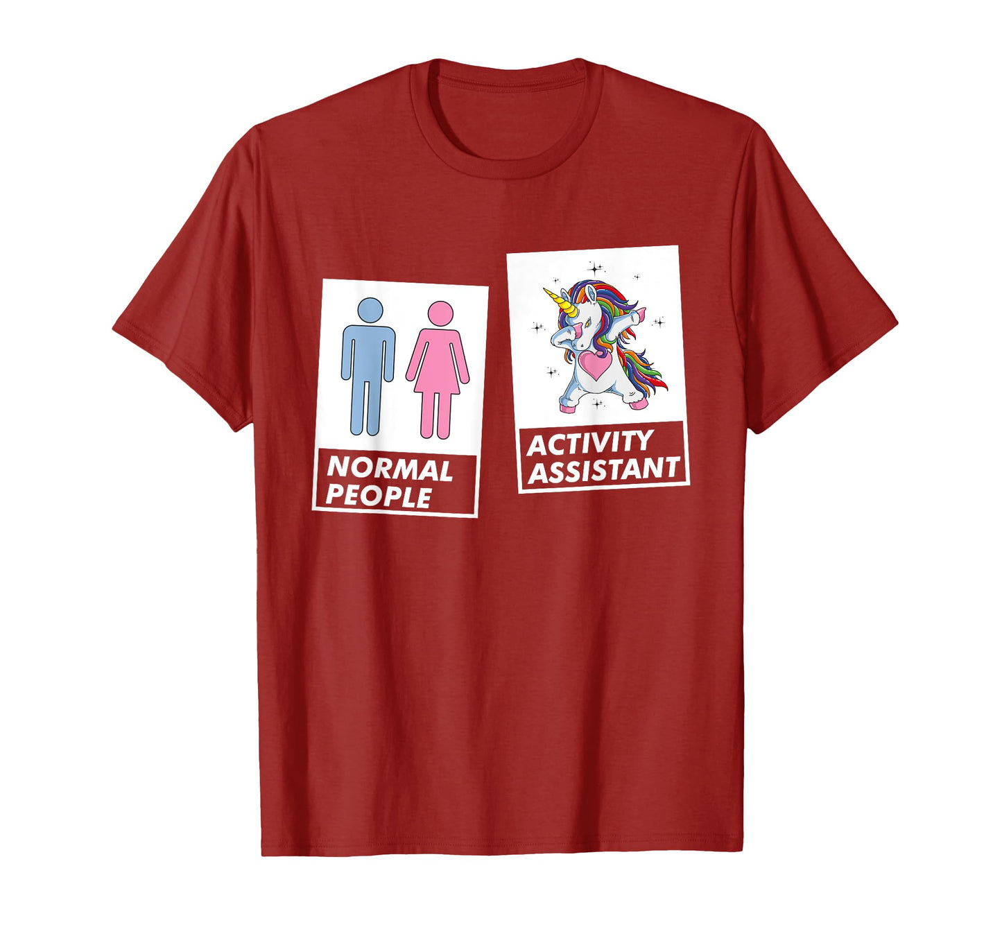 Dabbing Unicorn Activity Assistant Coordinator Professional T-Shirt
