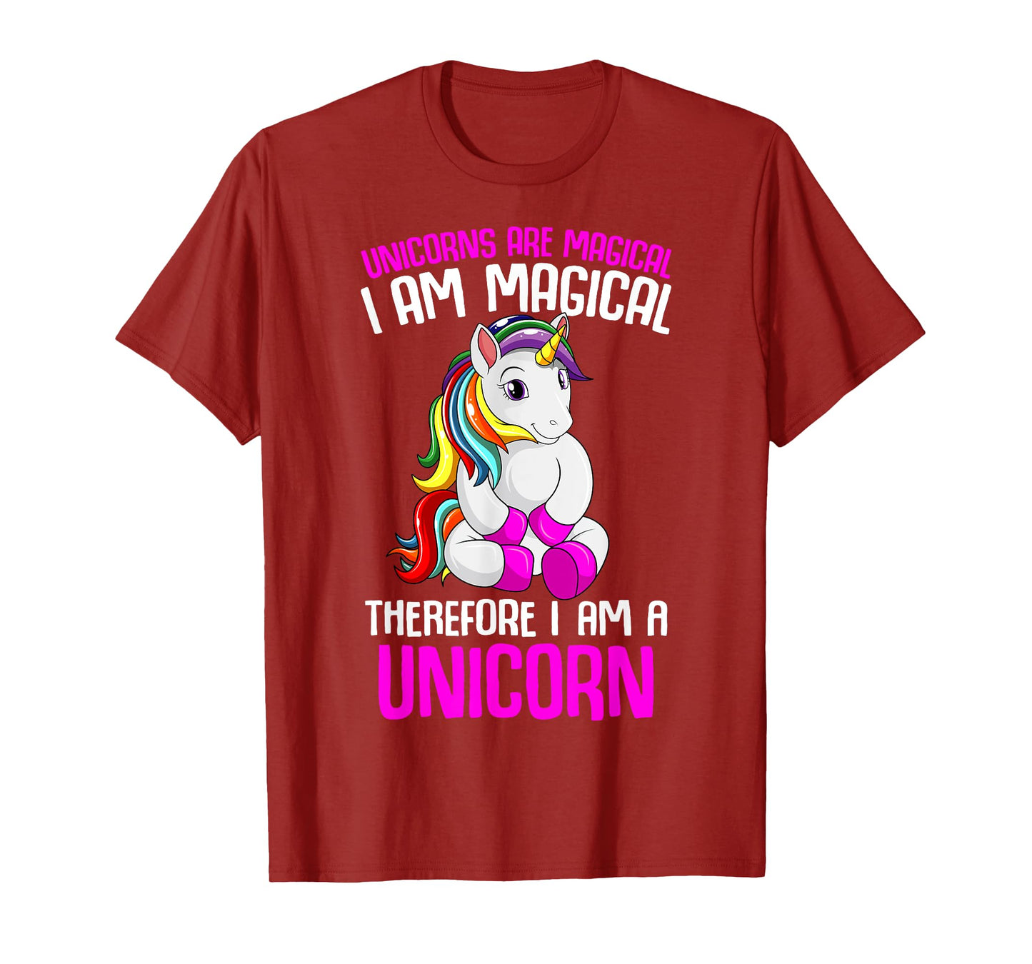 Unicorns Are Magical Unicorn Lover Kids Girls Youth Women T-Shirt