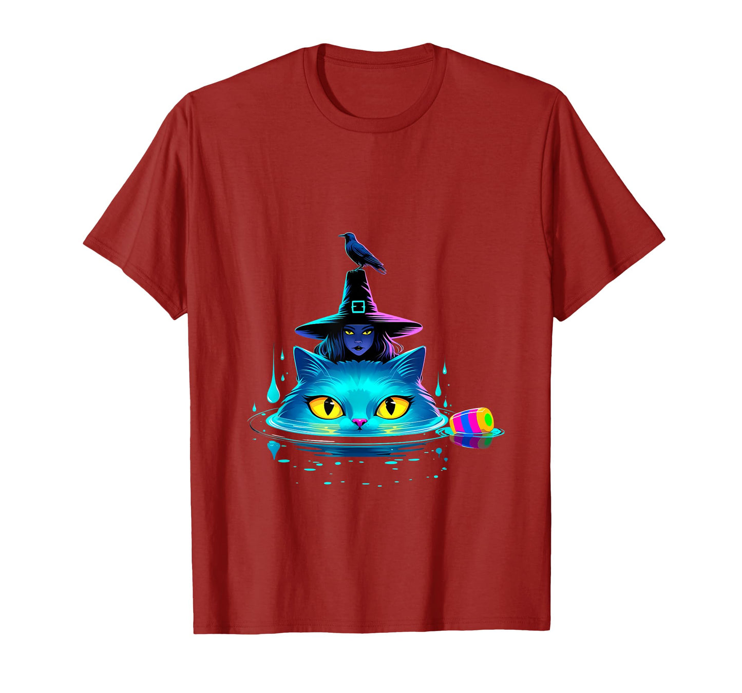 Cute Derpy Tiger and Bird Japanese Art T-Shirt