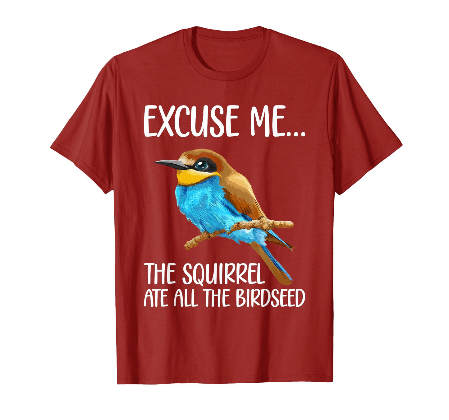 Bird Art For Men Women Kid Bird Watching Birding Birdwatcher T-Shirt