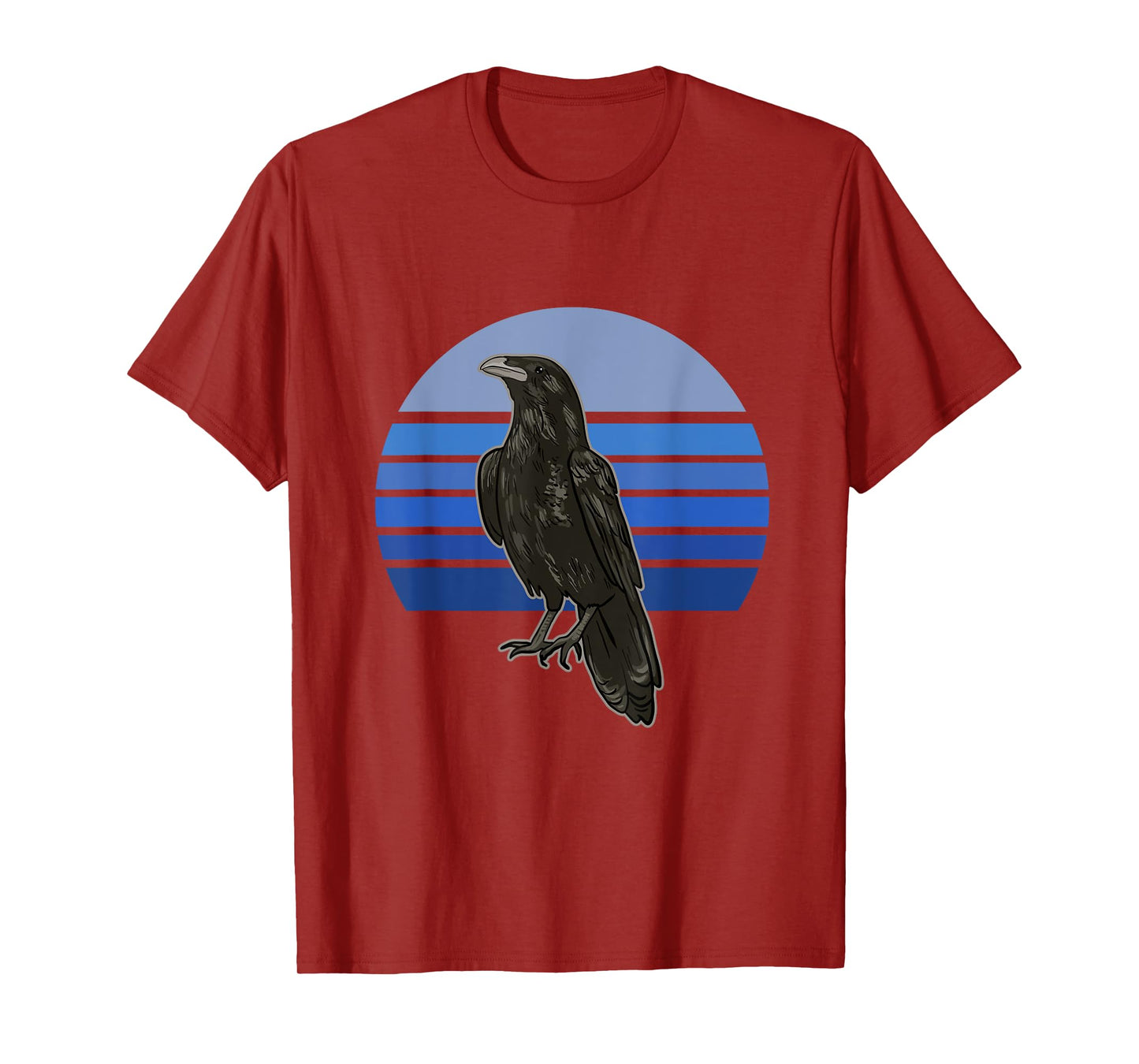 Retro Crow Bird Illustration for Crow and Raven Lovers T-Shirt