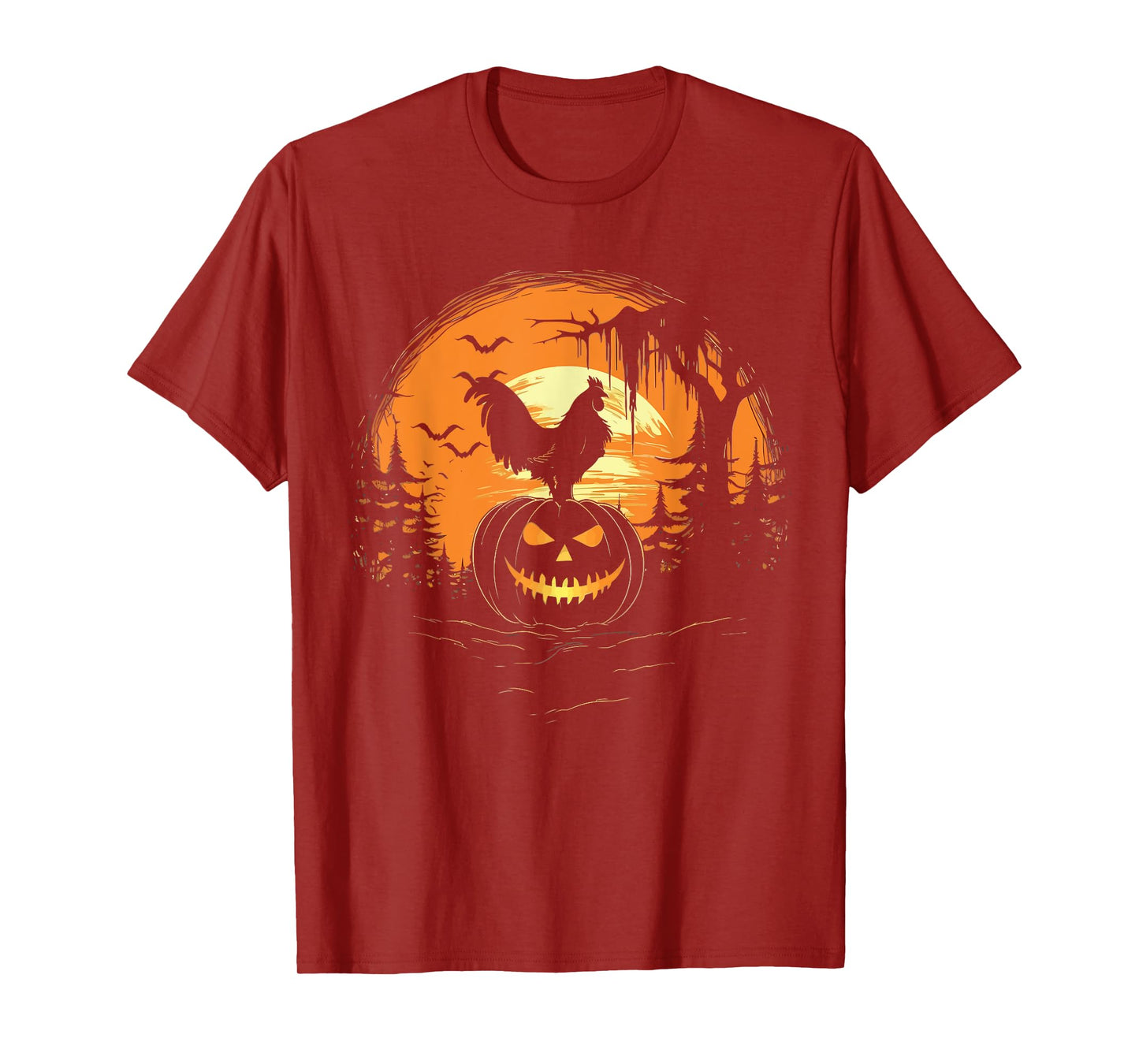 Chicken Halloween Trick Or Treat Chicken Farmer Rooster T-Shirt