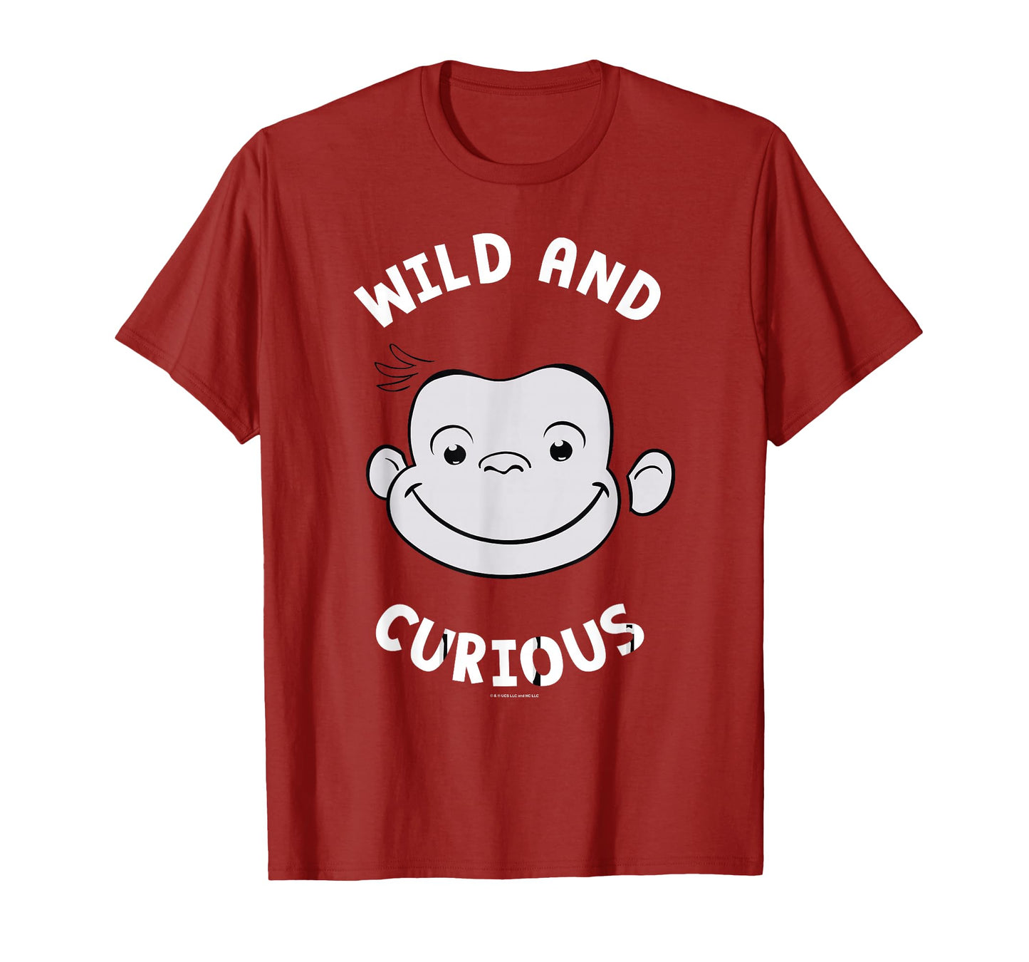 Curious George Wild and Curious Big Face T-Shirt