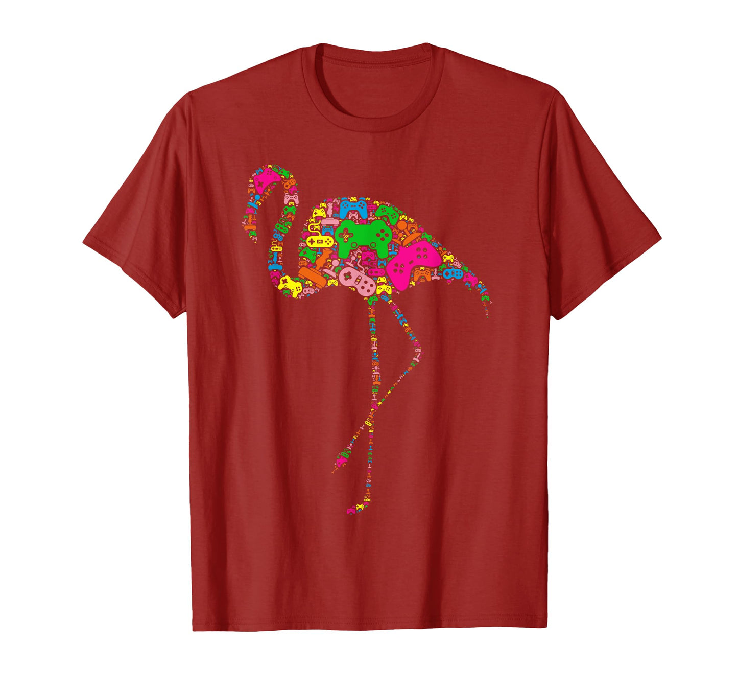 Funny Flamingo Controller for Boy & Girl Gamers - Video Game T-Shirt