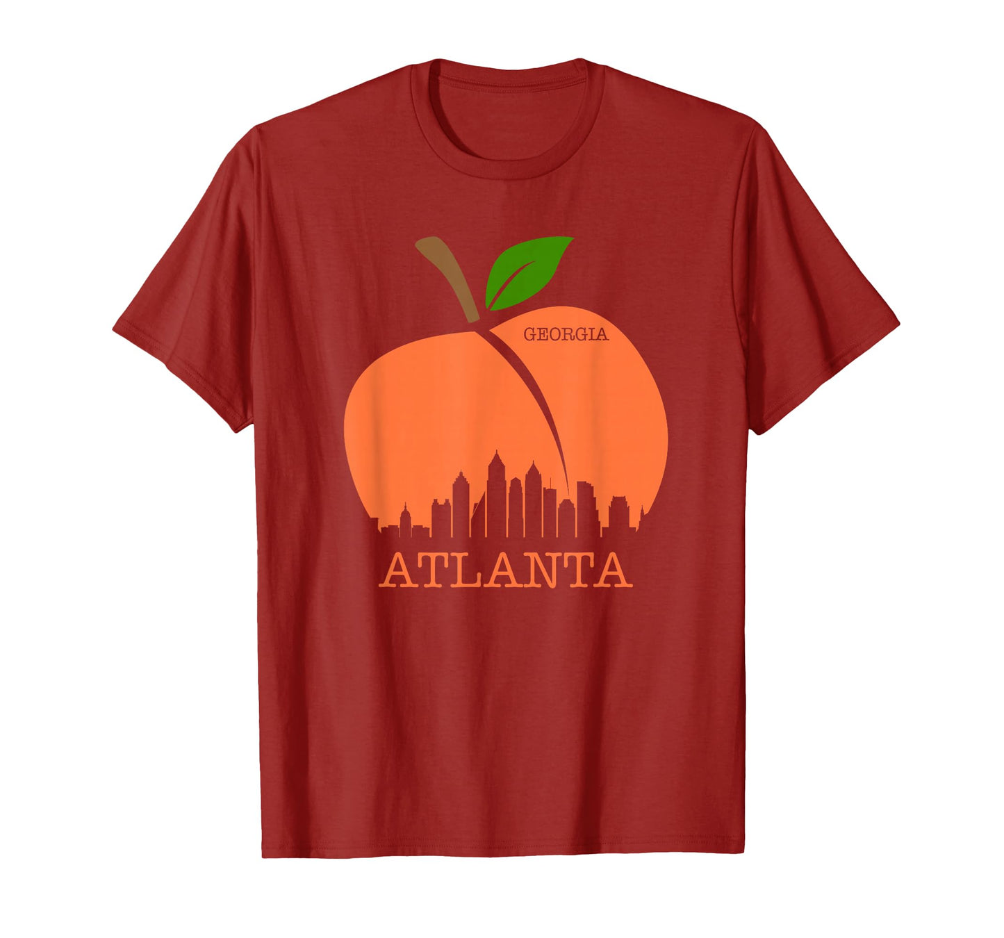 Atlanta Georgia Peach Skyline T-Shirt