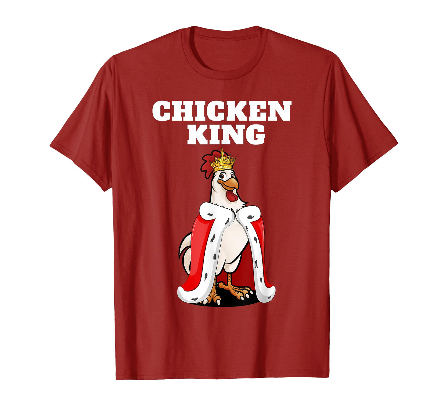 Chicken King | Mens Chicken Tshirt | Boys Chicken T-Shirt