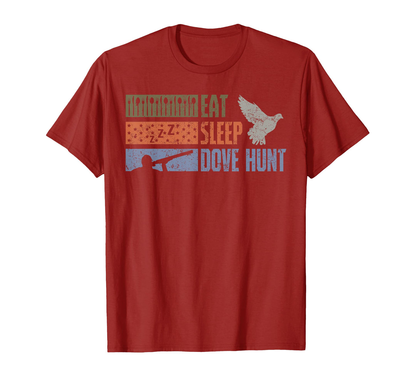 Dove Hunting Flying Bird Wing Shooting Wingshooters Hunter T-Shirt