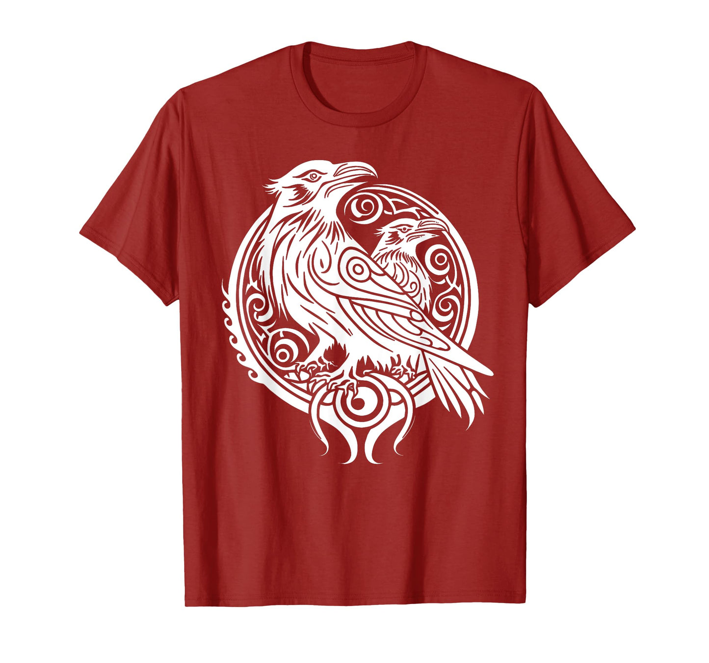 Odins Raven Norse Mythology Viking Birds Celtic Knots Asgard T-Shirt