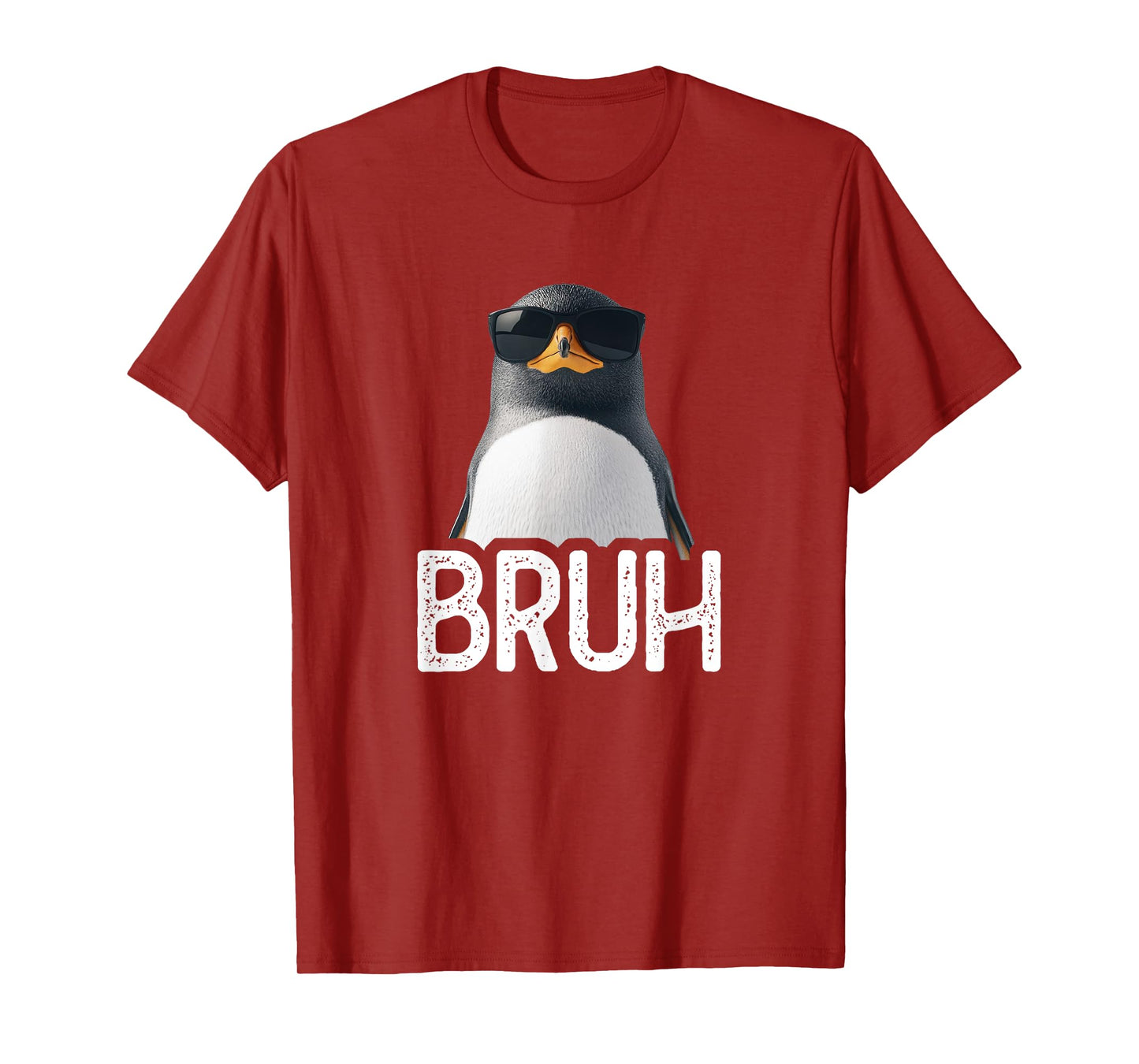 Bruh Penguin | Funny Penguin Lover | Meme Lover T-Shirt