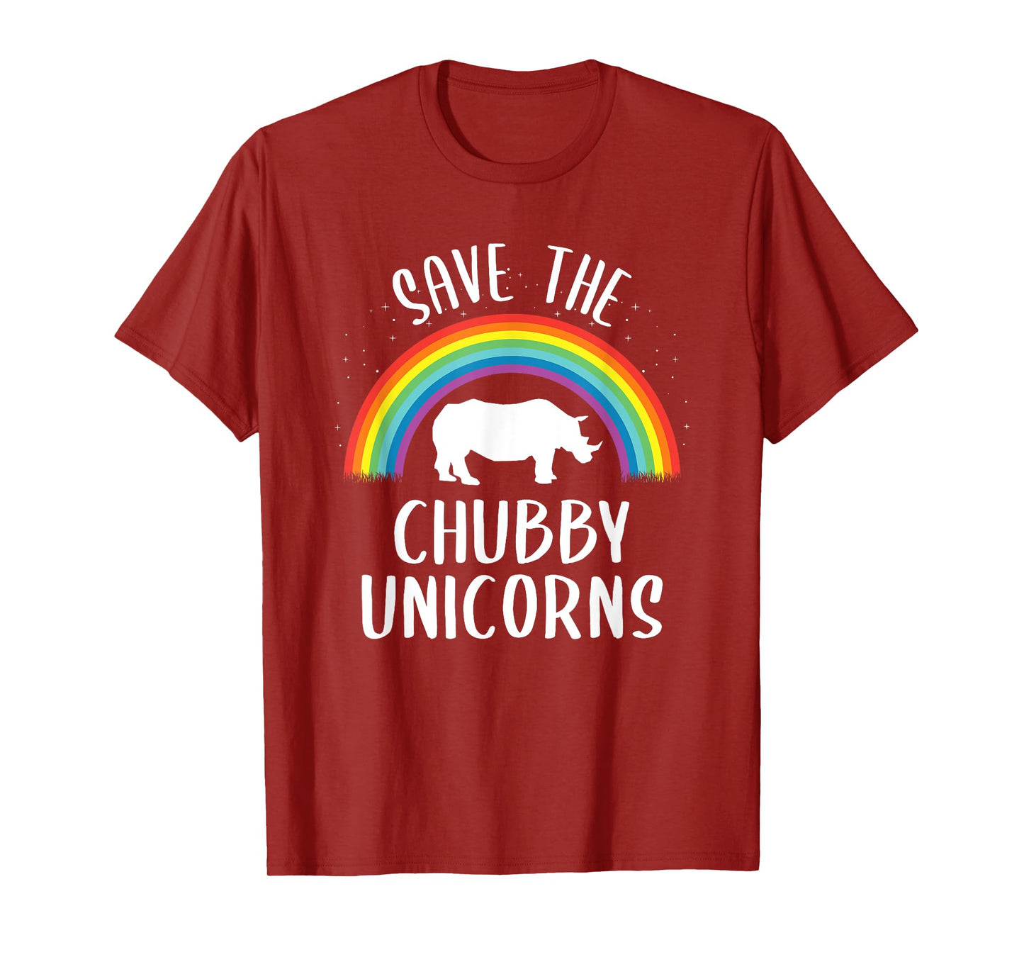 Rainbow Save The Chubby Unicorns T-Shirt