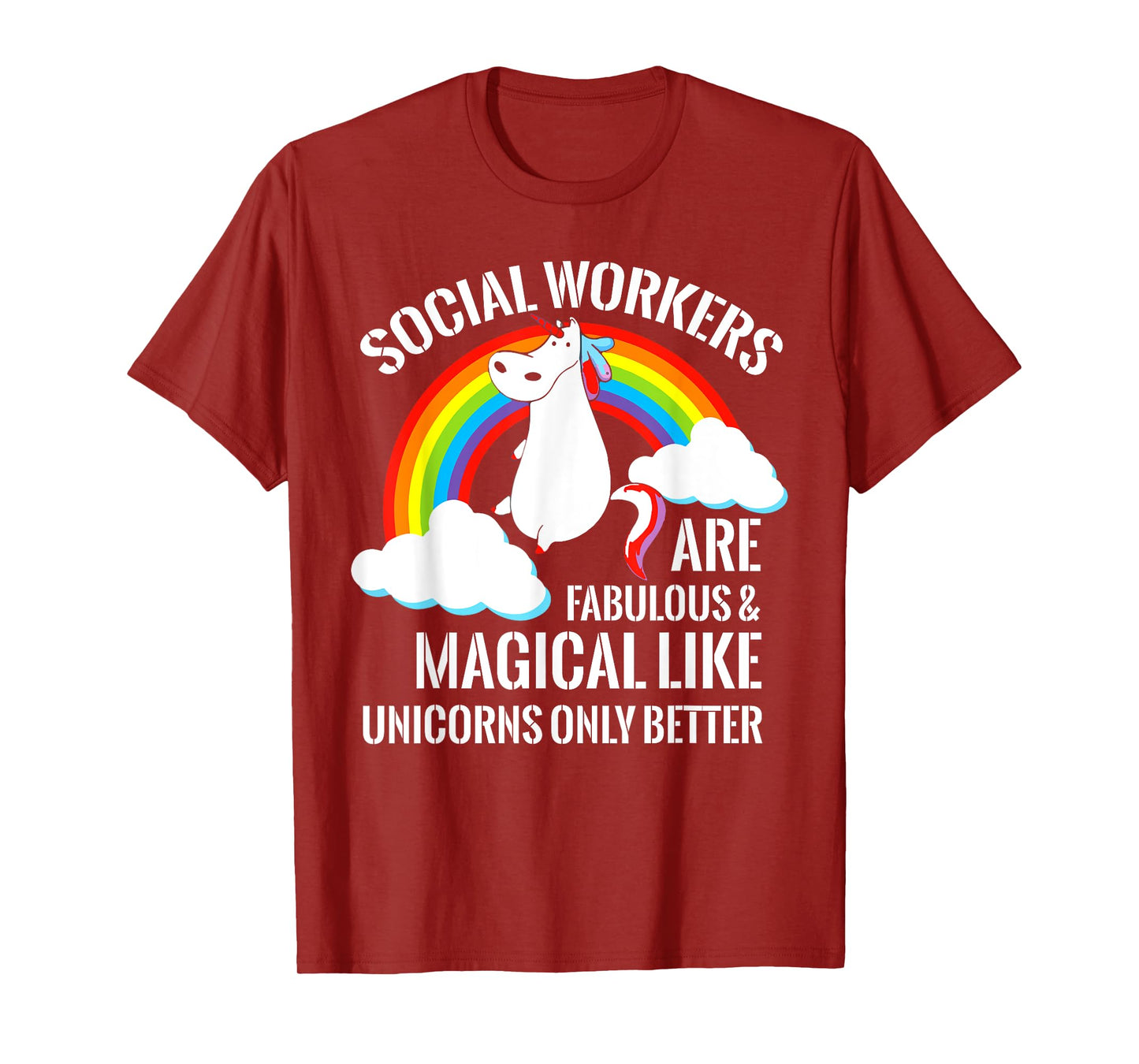 Essential Social Worker Gifts Unicorn Social-Worker Gift T-Shirt