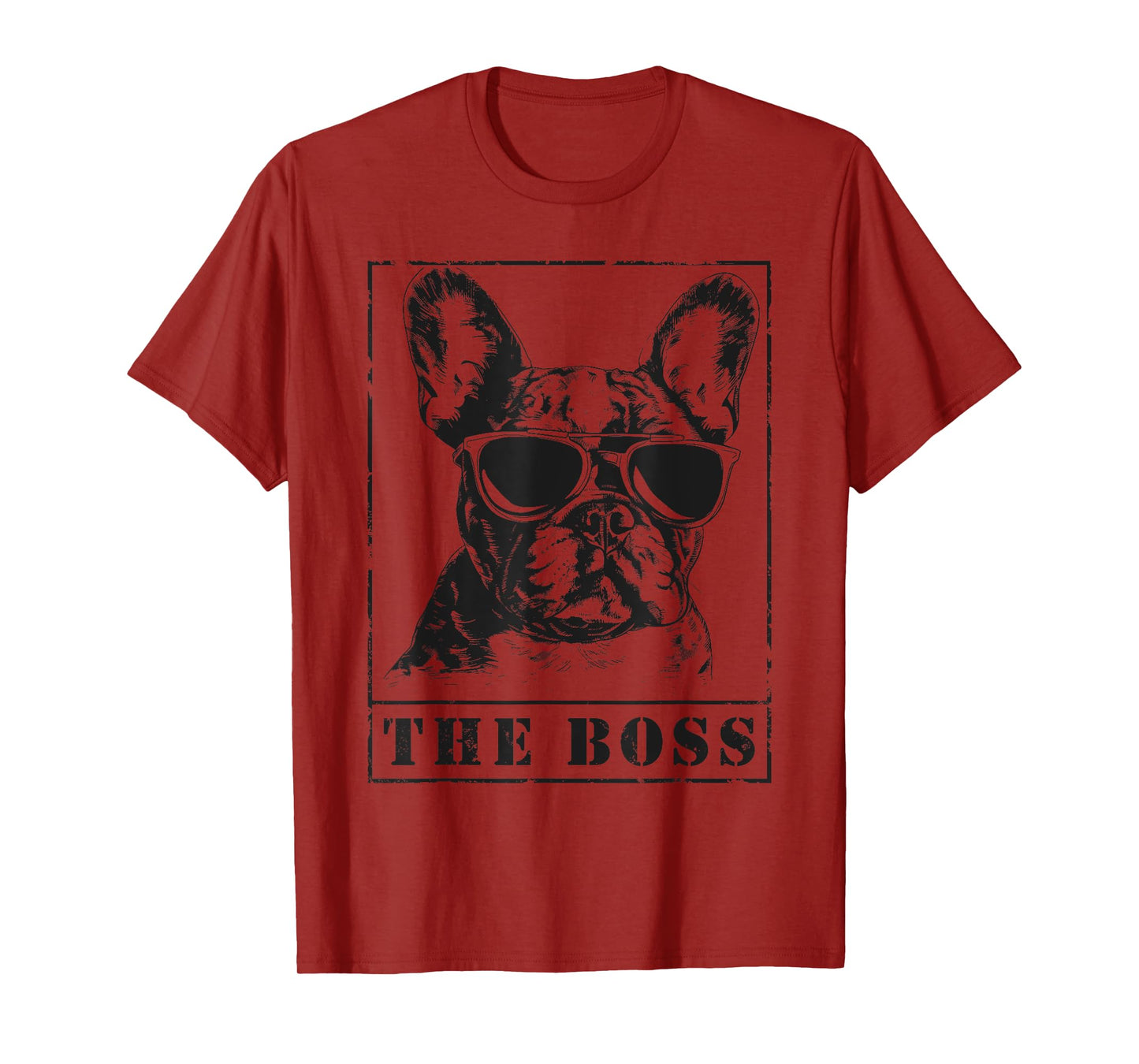 The Funny Frenchton Boss Mom Dad Dog Lover T-Shirt for Men Women Girls Kids