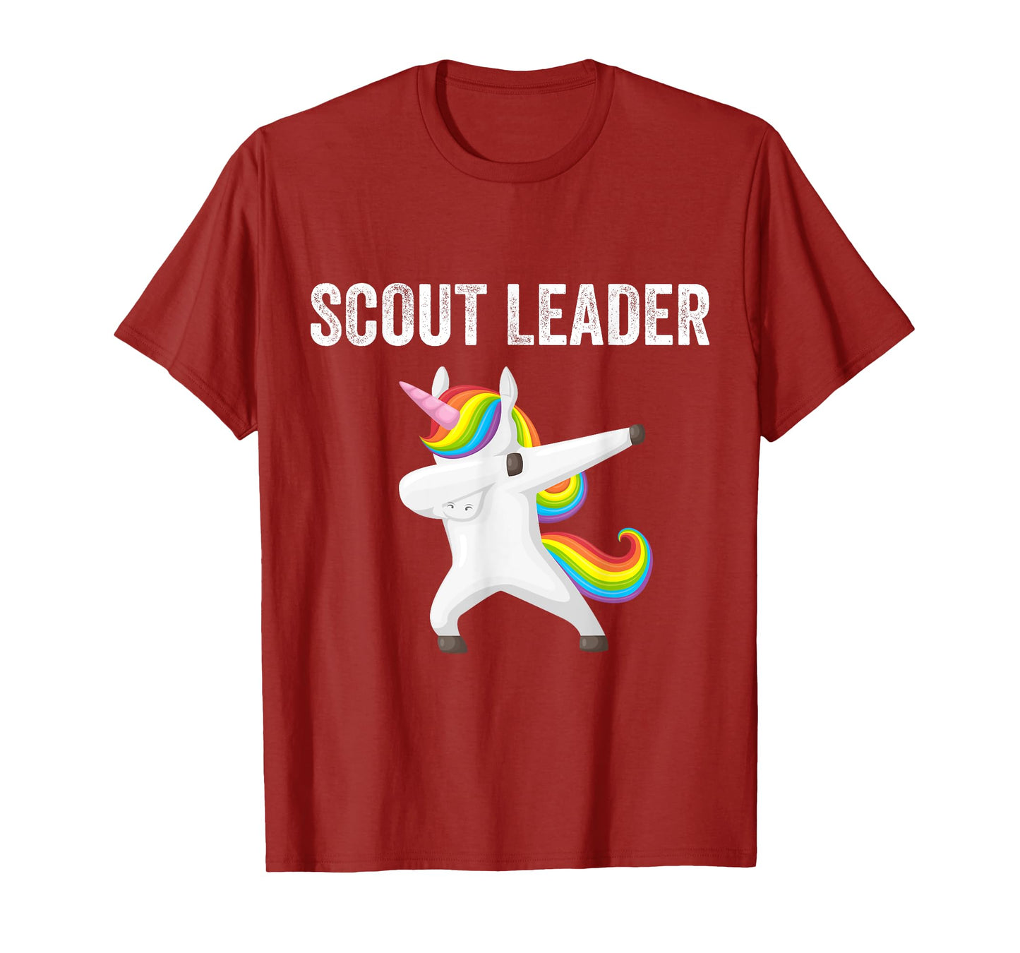 Scout Leader Dabbing Unicorn Funny Scouting Gift T-Shirt
