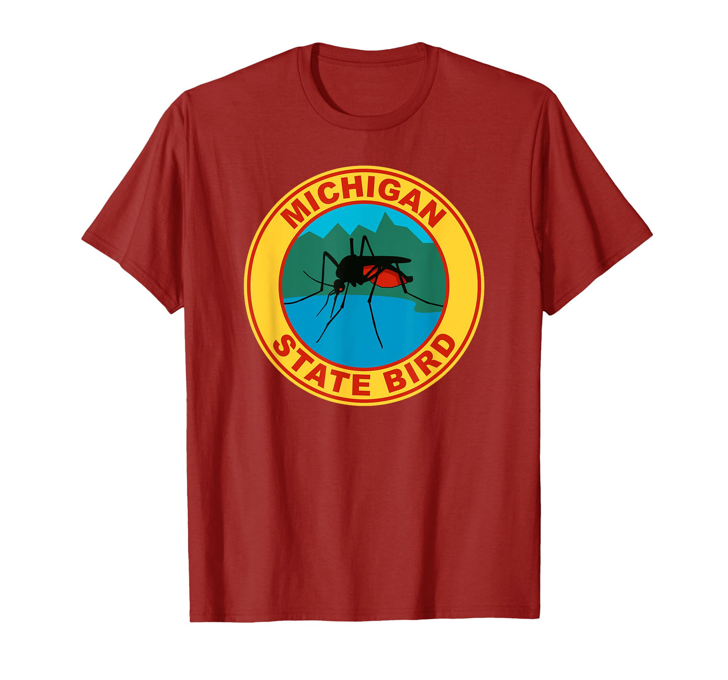 Funny Michigan Mosquito State Bird T-Shirt