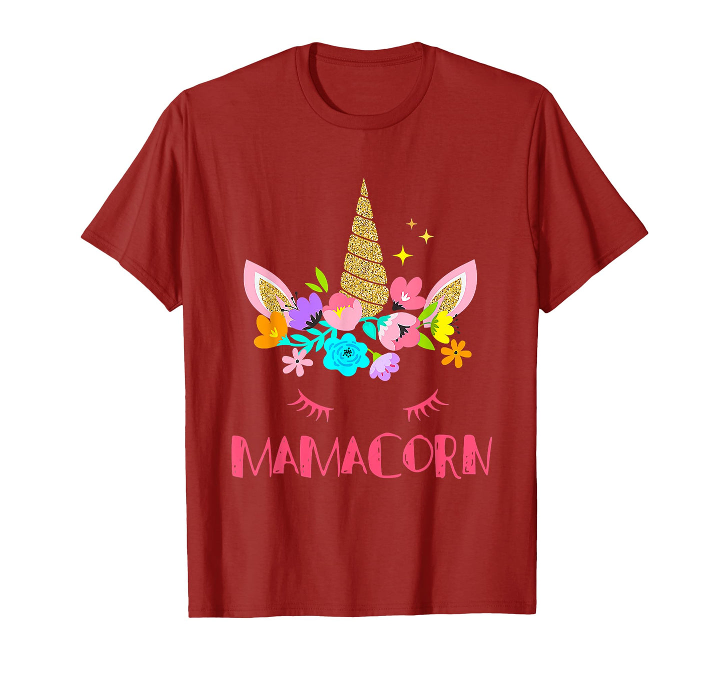 Funny Mamacorn Unicorn Costume Mom Mother's Day T-Shirt