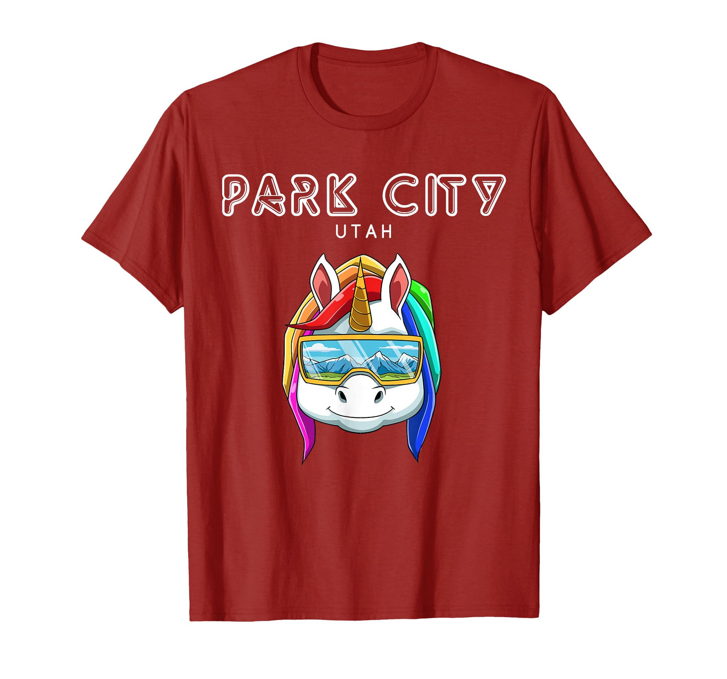 Park City North Utah - Ski and Snowboard Unicorn T-Shirt