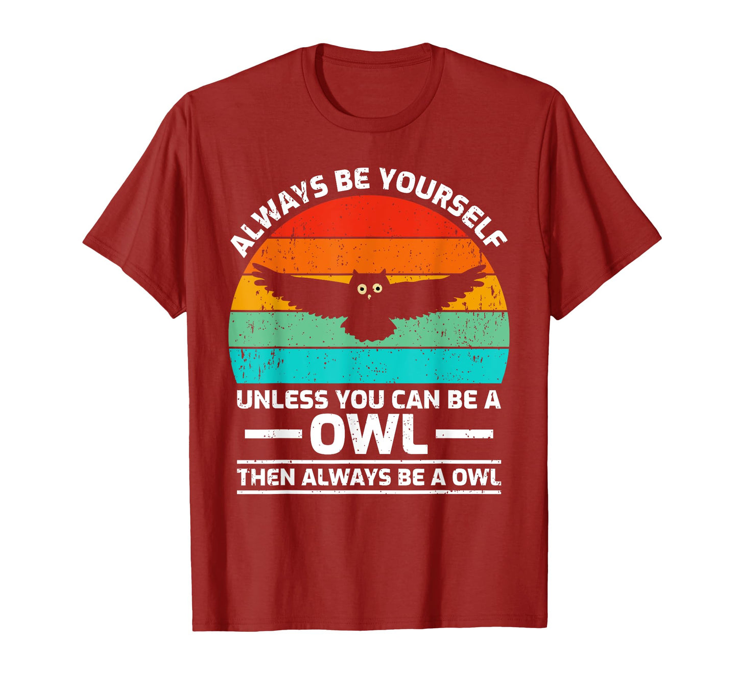 Vintage Owl Bird Lover Retro Cute Owl T-Shirt