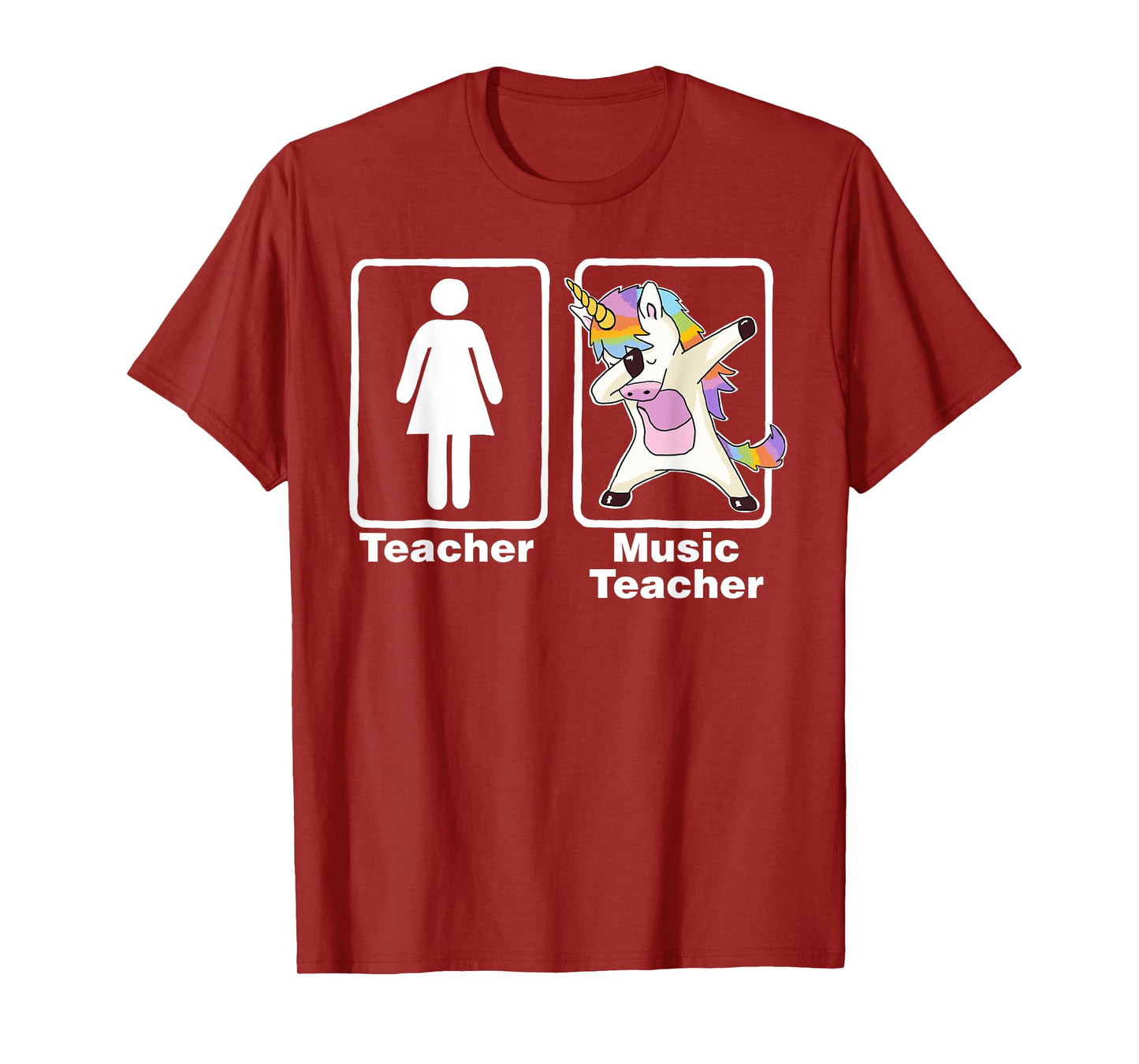 Funny Unicorn Music Teacher T-shirt Music Teacher Gifts T-Shirt for Men Women Girls Kids