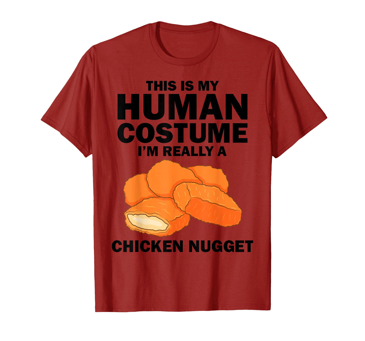 Funny Chicken Nugget Costume For Kids Fashion Nugget Foodie T-Shirt