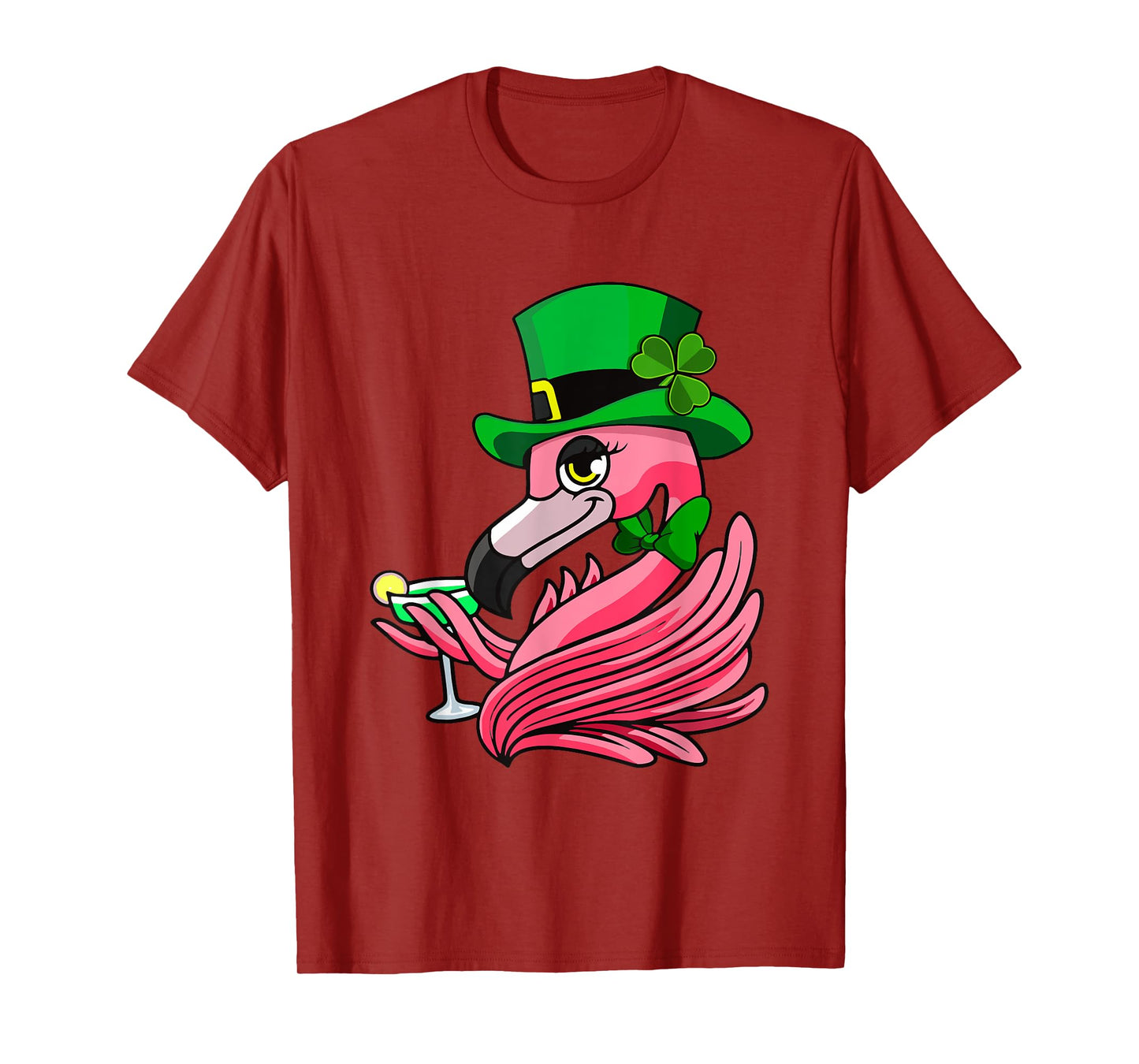 Irish Flamingo leprechaun Funny St Patrick's Day T-Shirt
