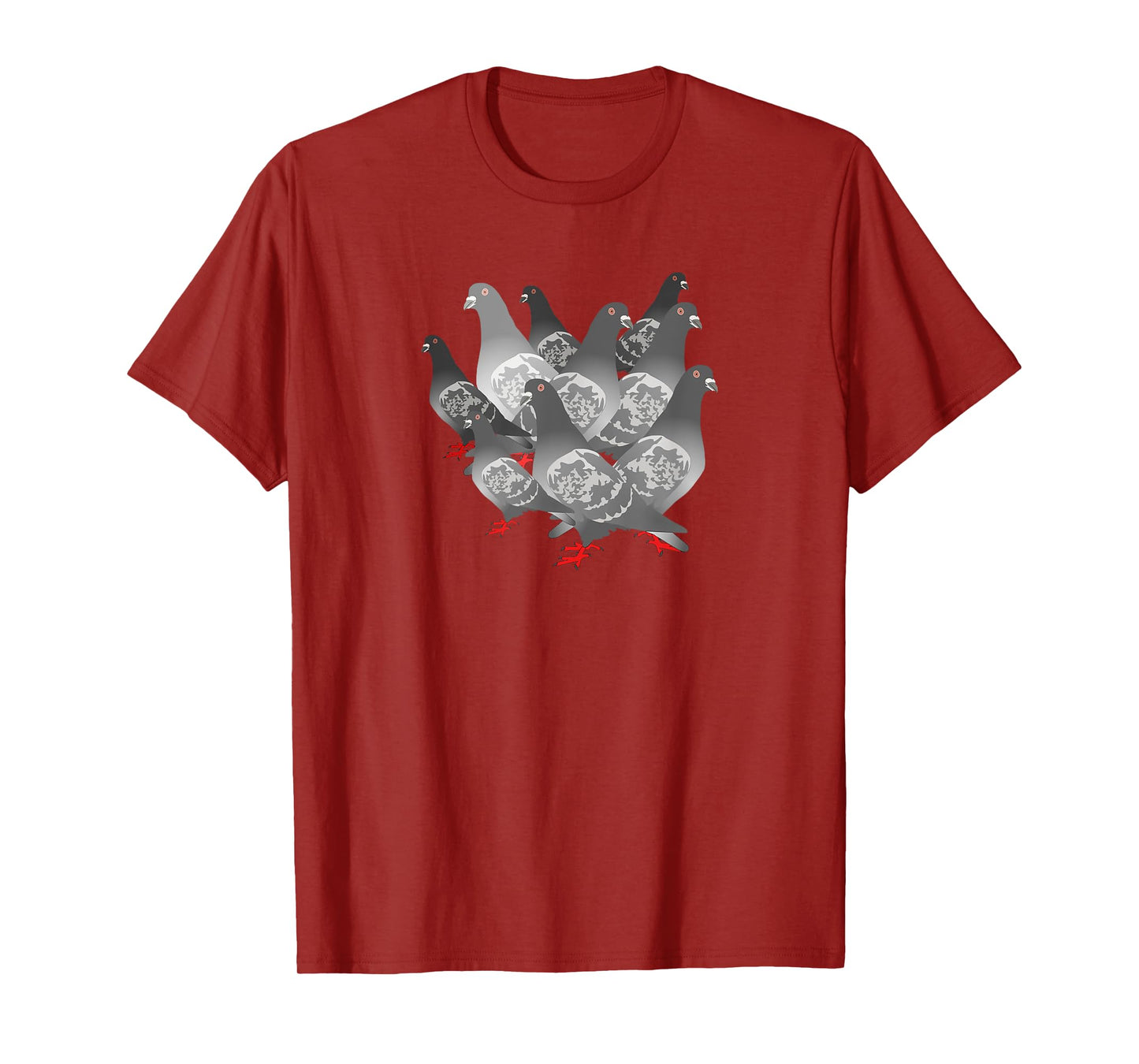 Flock Of Pigeon Breeder Pigeon Racing Gift T-Shirt