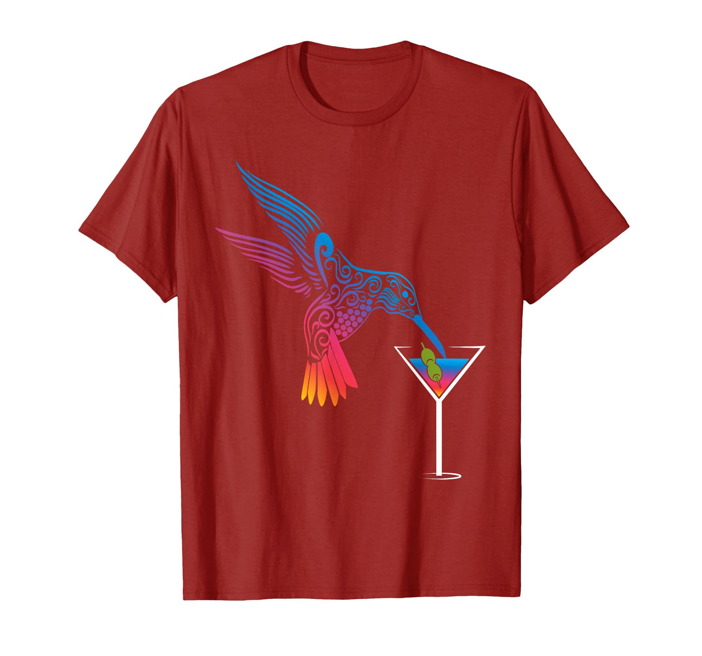 Cocktail and hummingbird the ideal mix for holidays T-Shirt