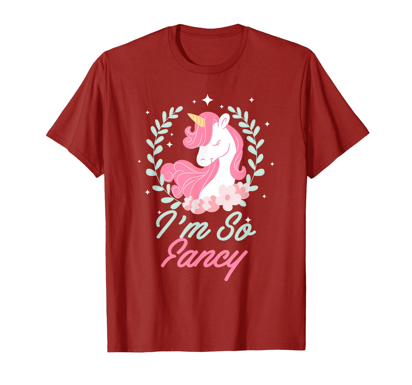 I'm So Fancy Rainbow Unicorn Squad Novelty T-Shirt T-Shirt