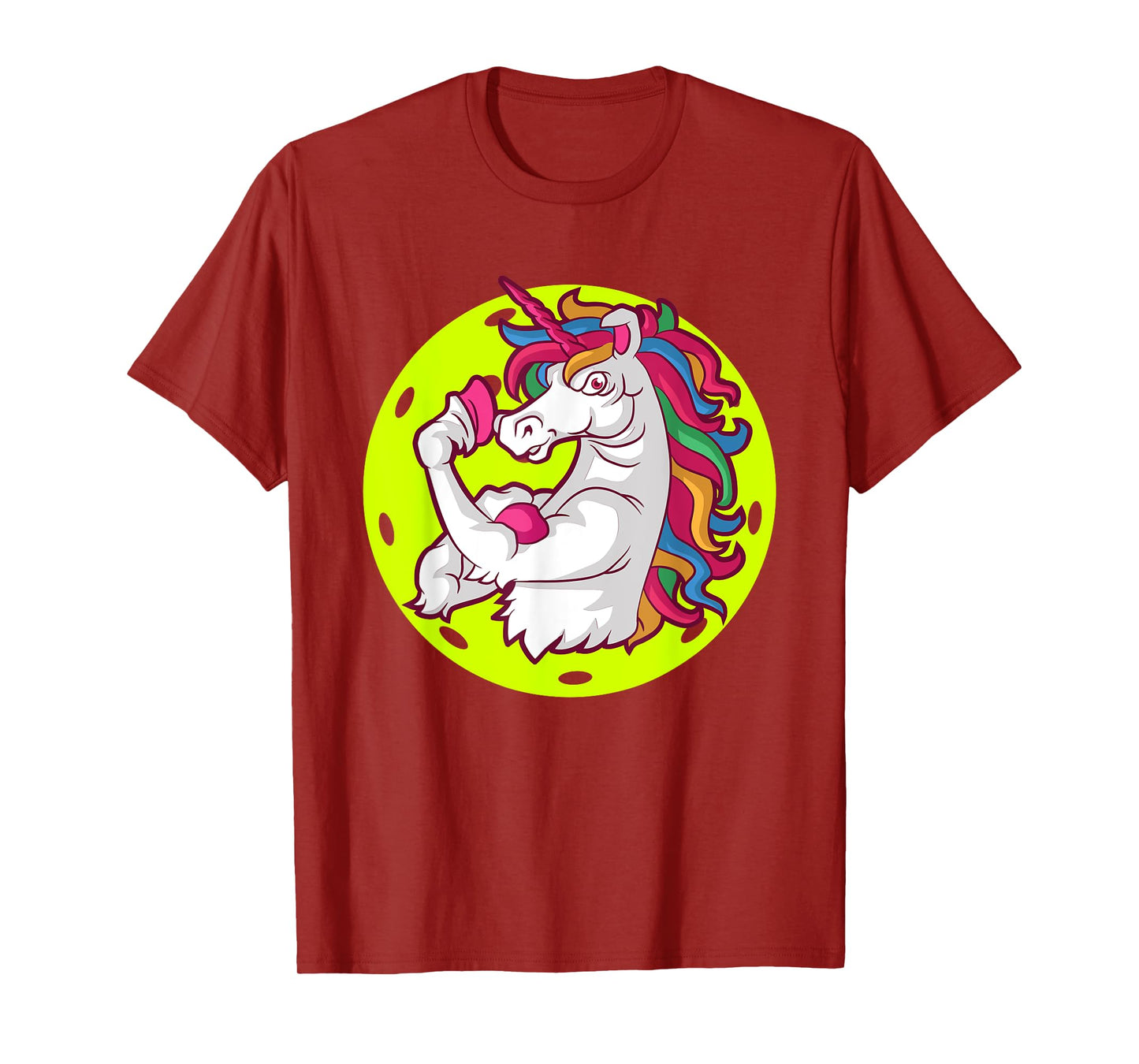 Unicorn Pickleball Doubles Partner Team T-Shirt