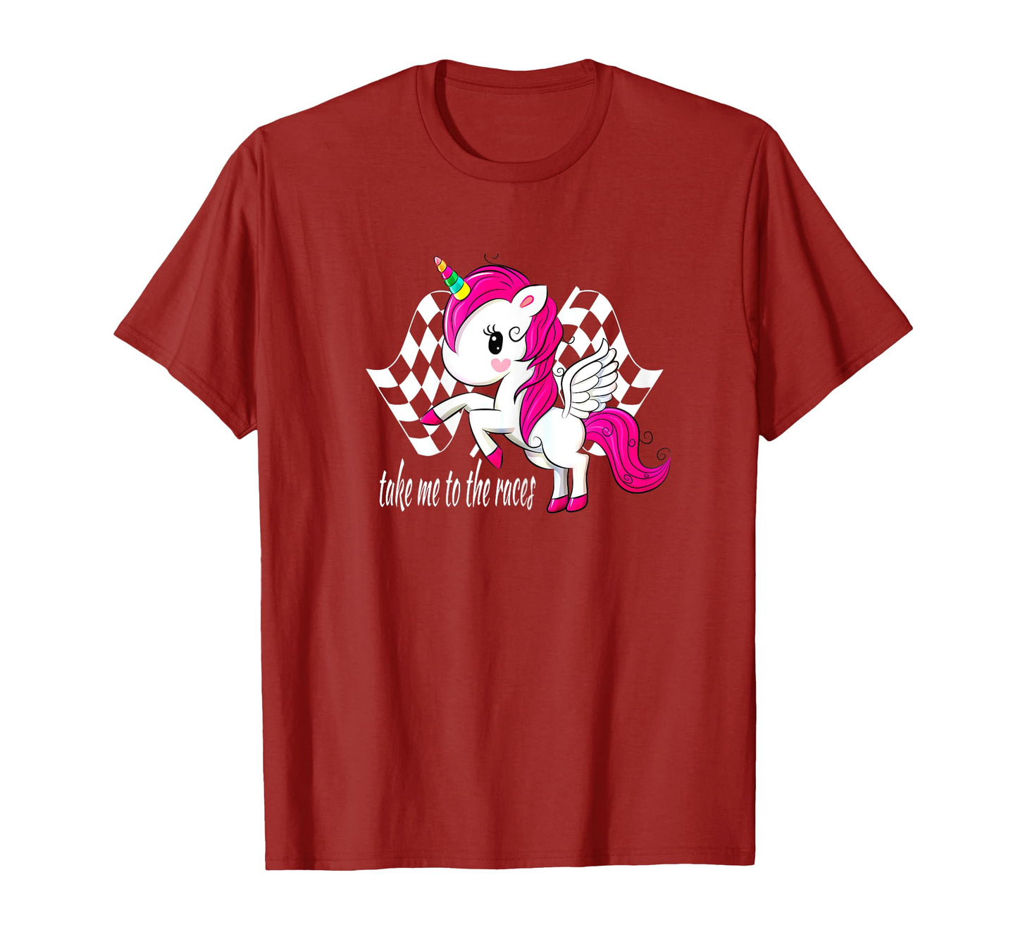 Dirt Track Racing Shirt Take Me To The Races Checkered Flag T-Shirt