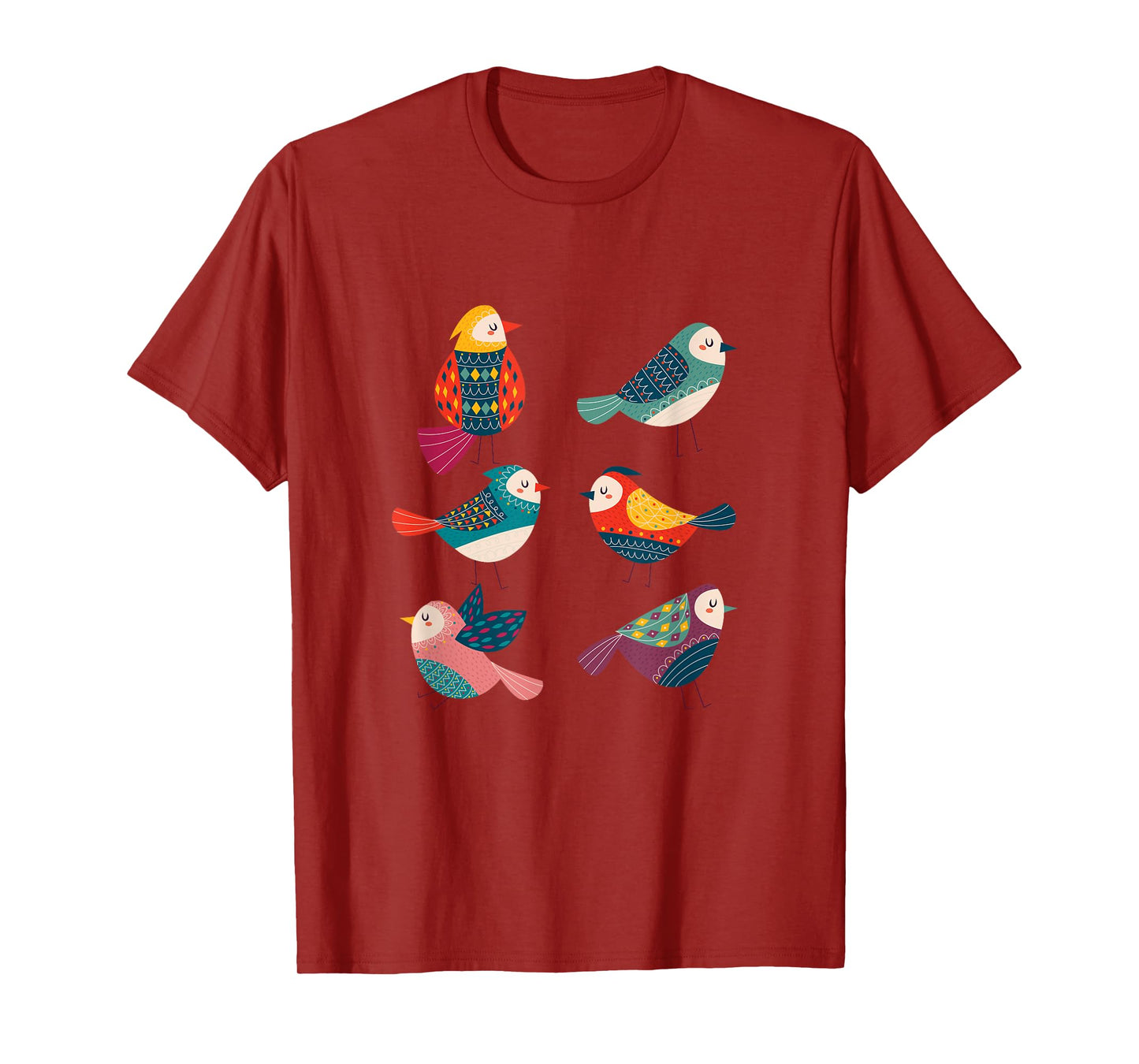 Retro Birds Bird Watching Bird Keeping Bird Lovers T-Shirt