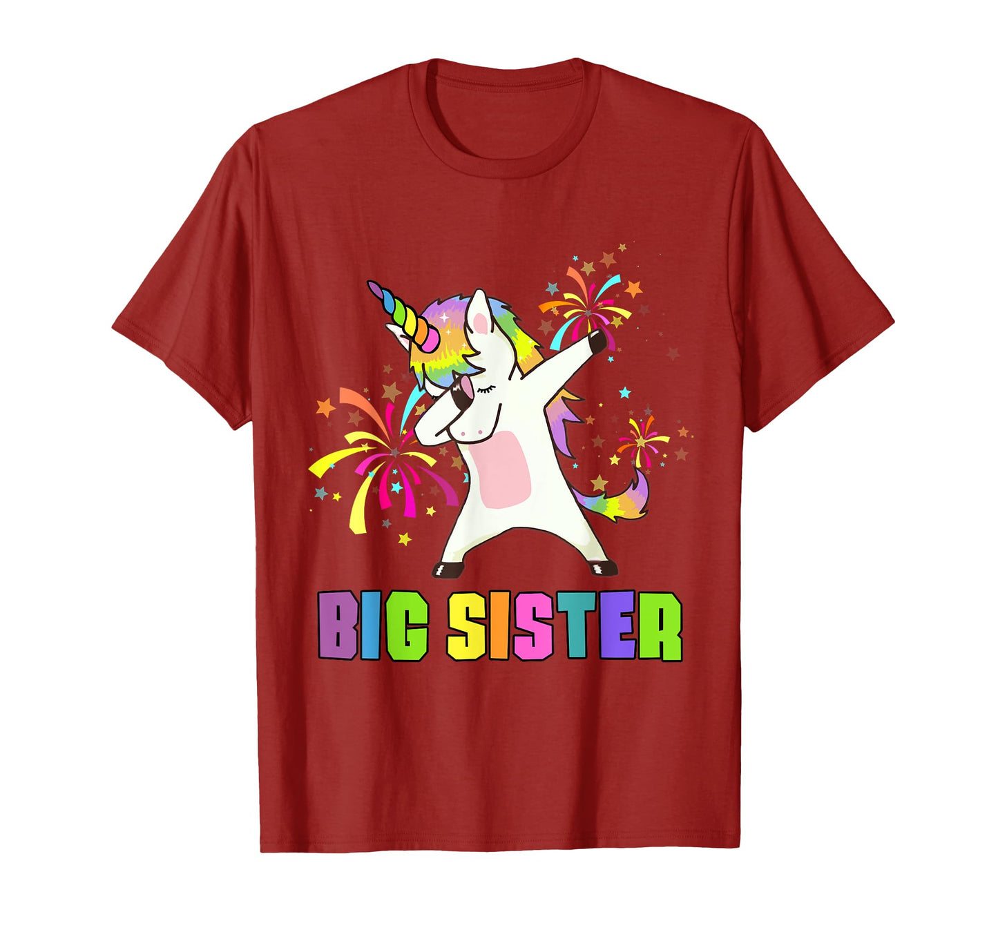 Big Sister Unicorn Dab Dance T-Shirt