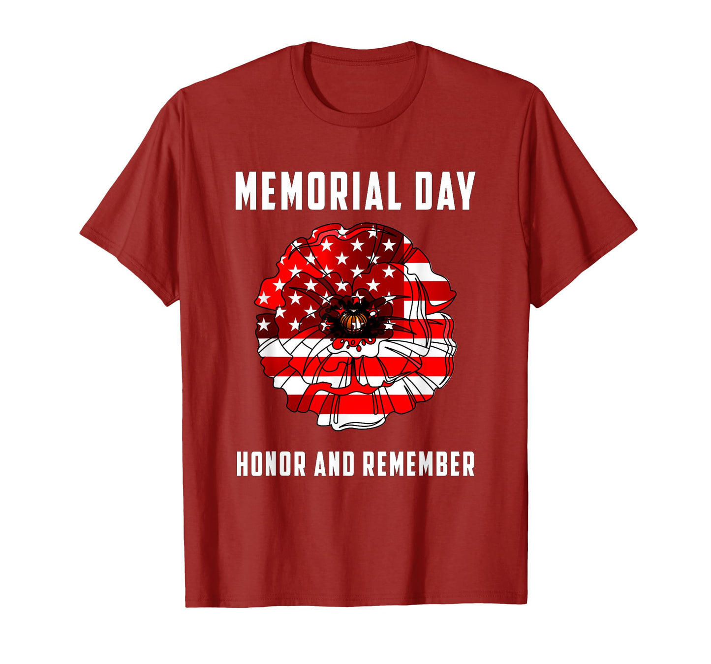 Veterans Day Tshirt Red Poppy Flower USA Memorial Day 2021 T-Shirt