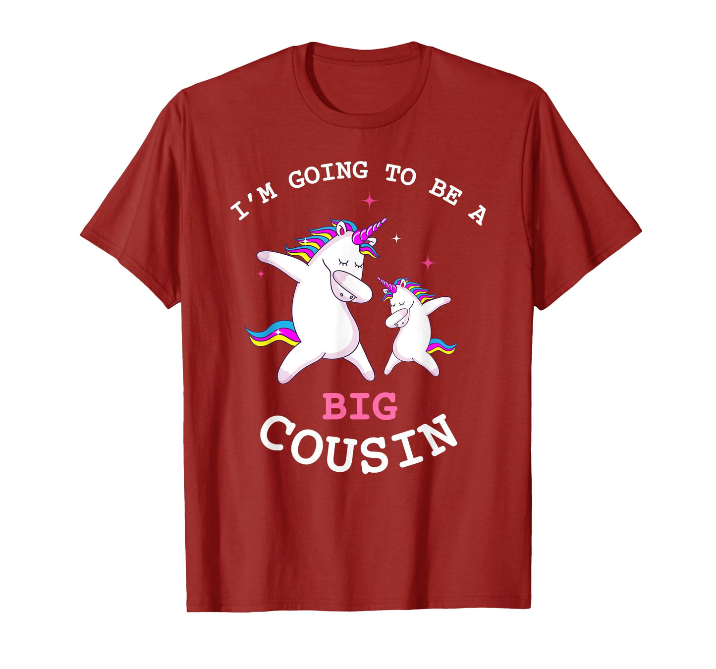 I'm Gonna Be A Big Cousin Baby Girl Announcement T Shirt T-Shirt