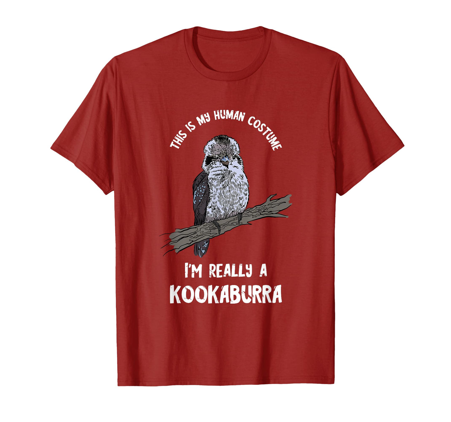 Kookaburra Bird Human Costume Laughing Bird Ornithology T-Shirt