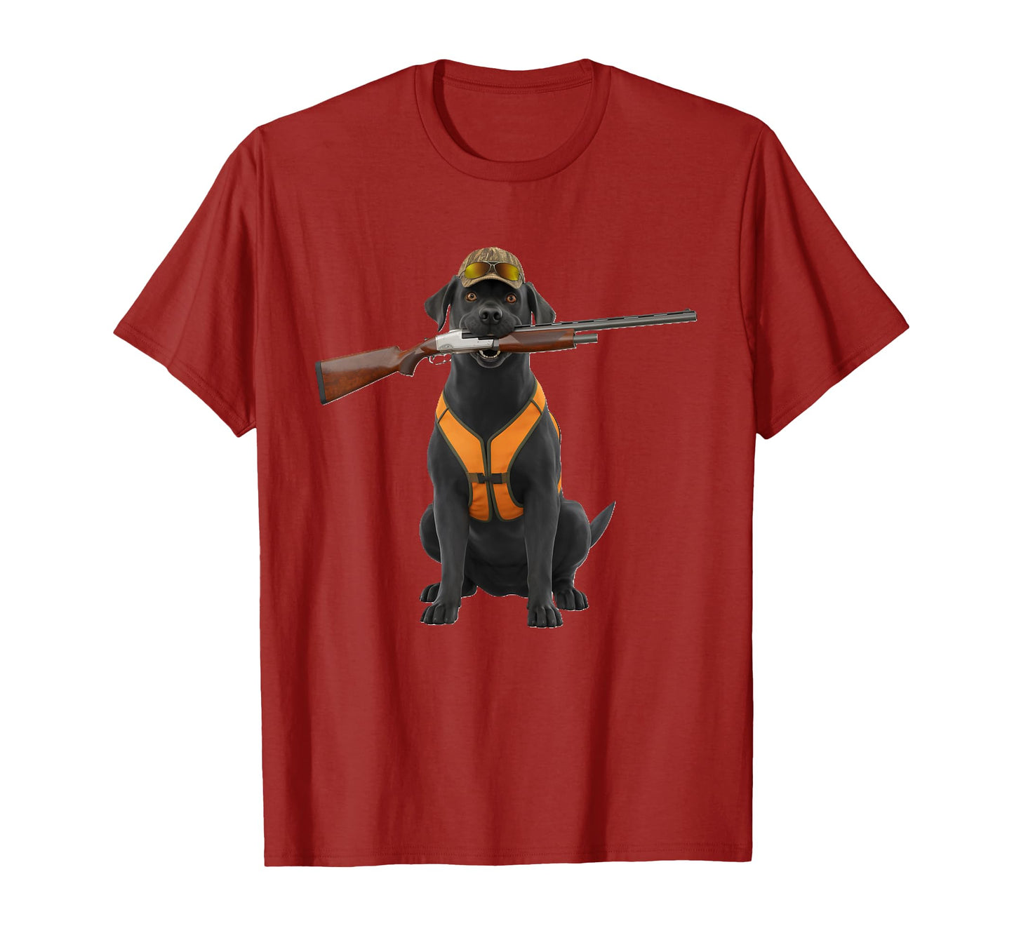 Black Lab, labrador is ready to hunt now! Get R Done! T-Shirt