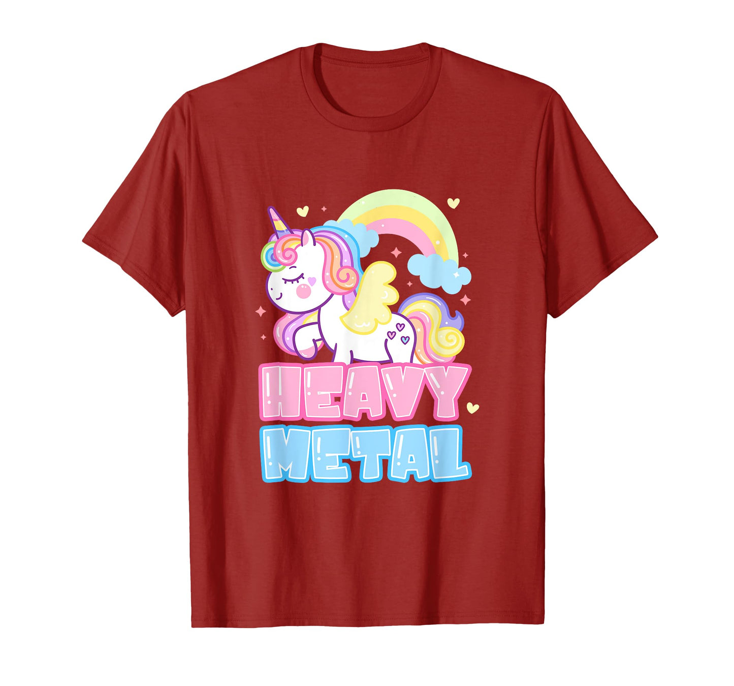 Heavy Metal Unicorn Death Metal Rock Music Punk T-Shirt
