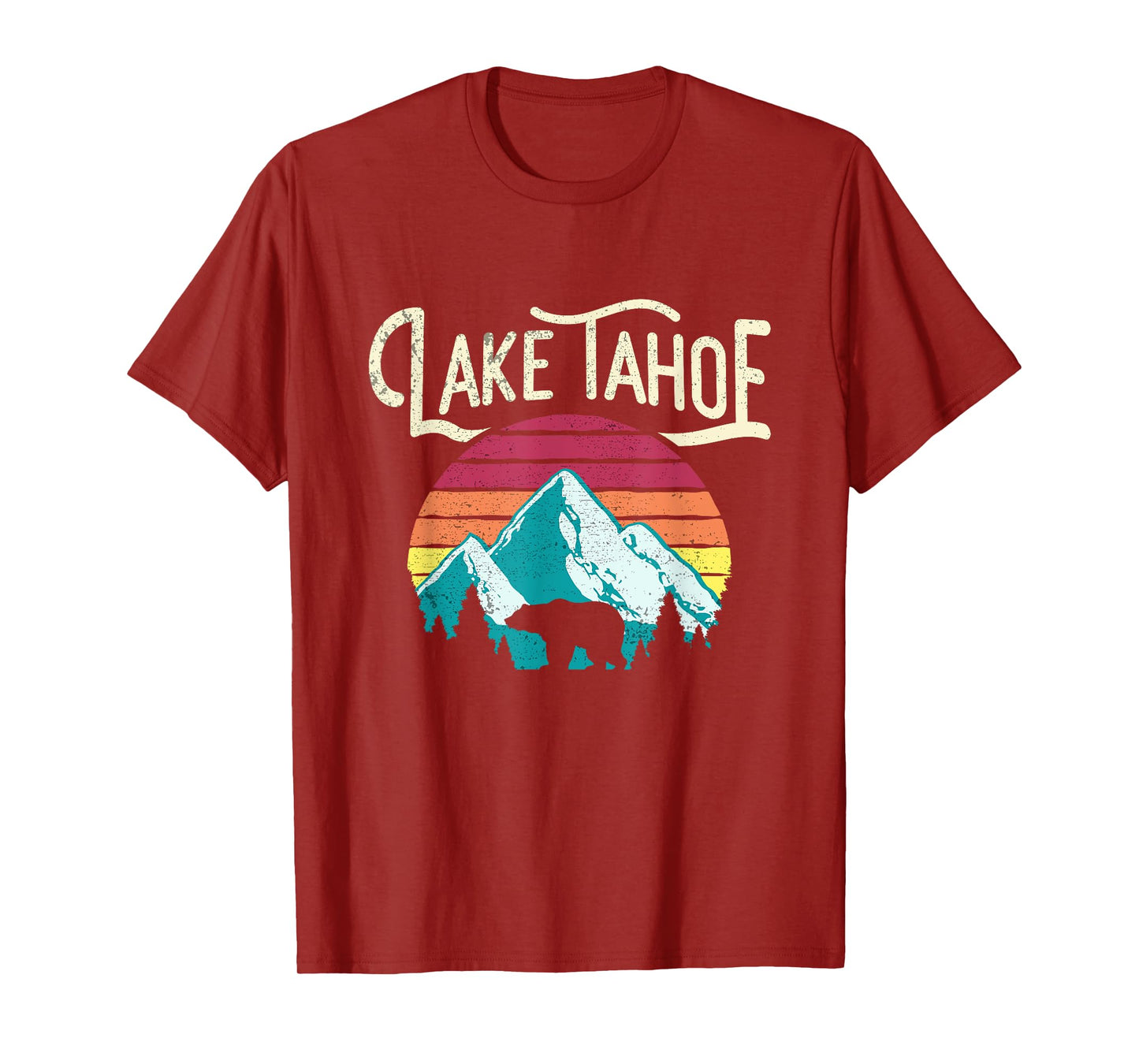 Vintage Lake Tahoe Mountain Retro T-Shirt T-Shirt