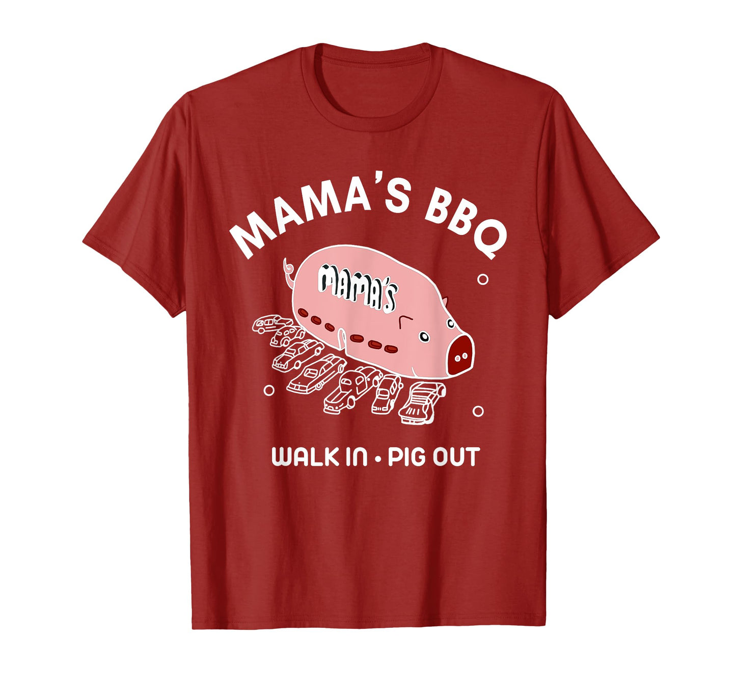 Mama's BBQ Walk In Pig Out Sunny Summer | Paddy's Irish Pub T-Shirt