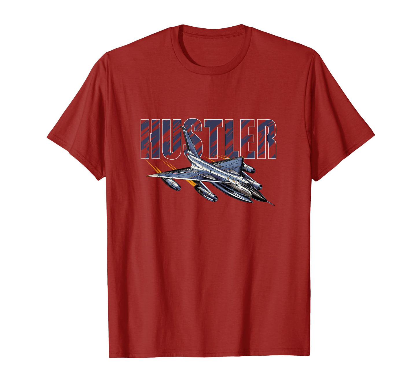 USA Military Warbird B58 Hustler Supersonic Airplane T-Shirt